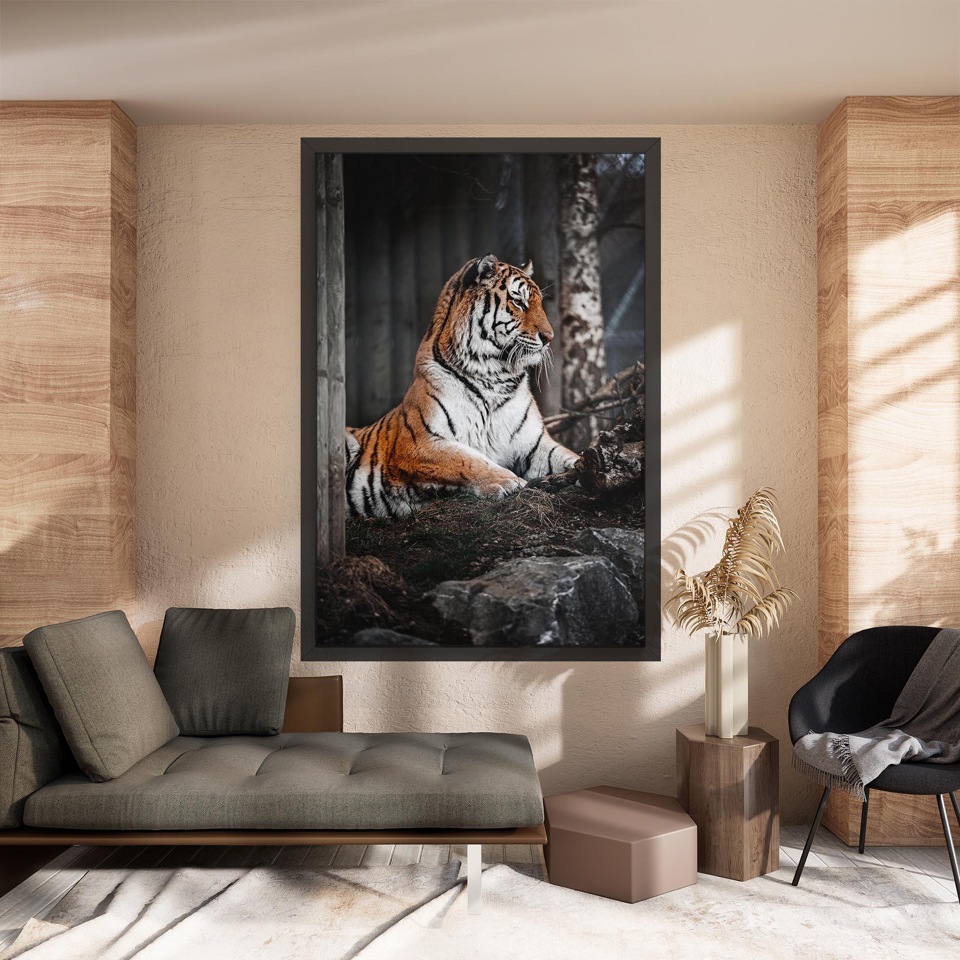 Tablou Canvas Forest Tiger mockup 8