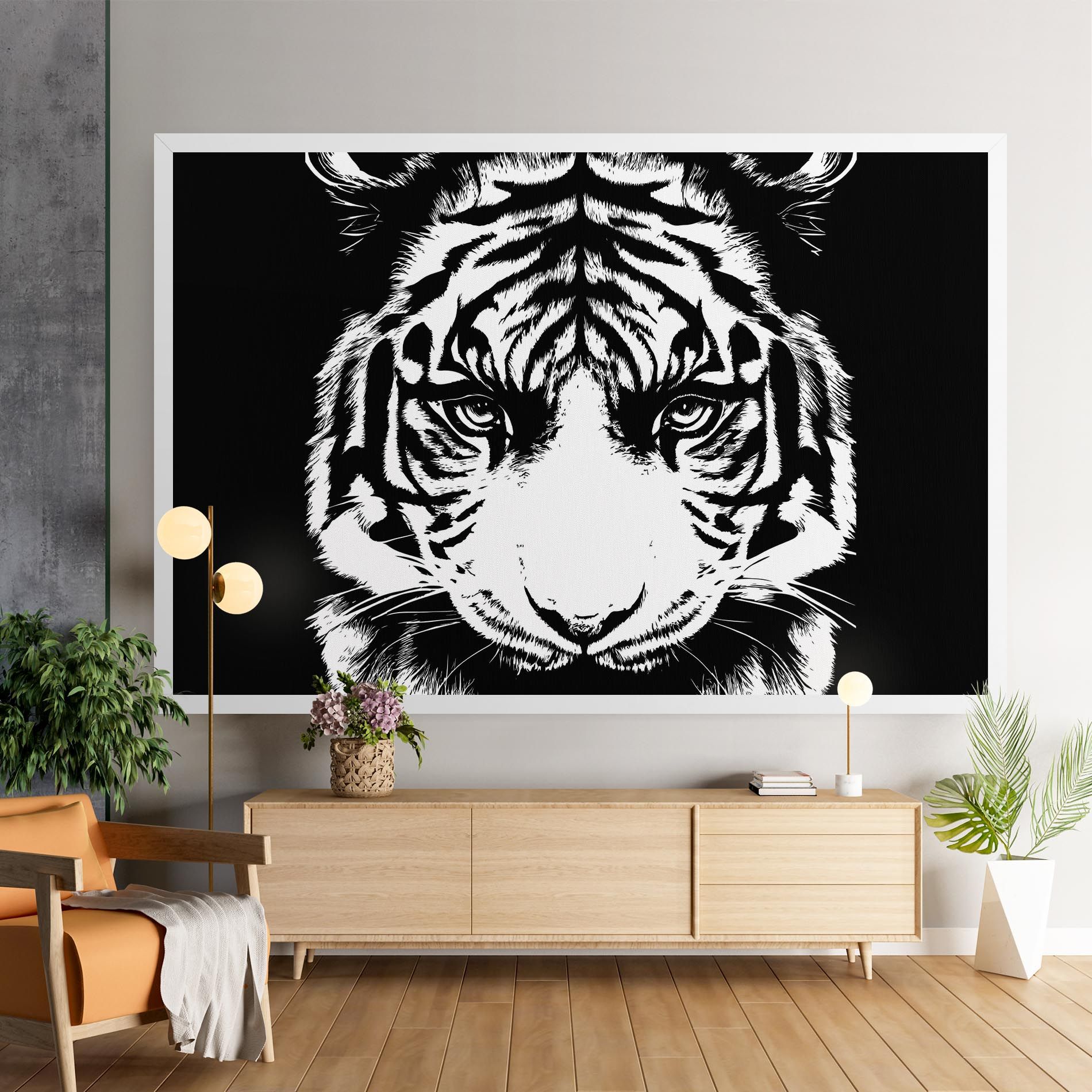Big Eyes Tiger mockup 9