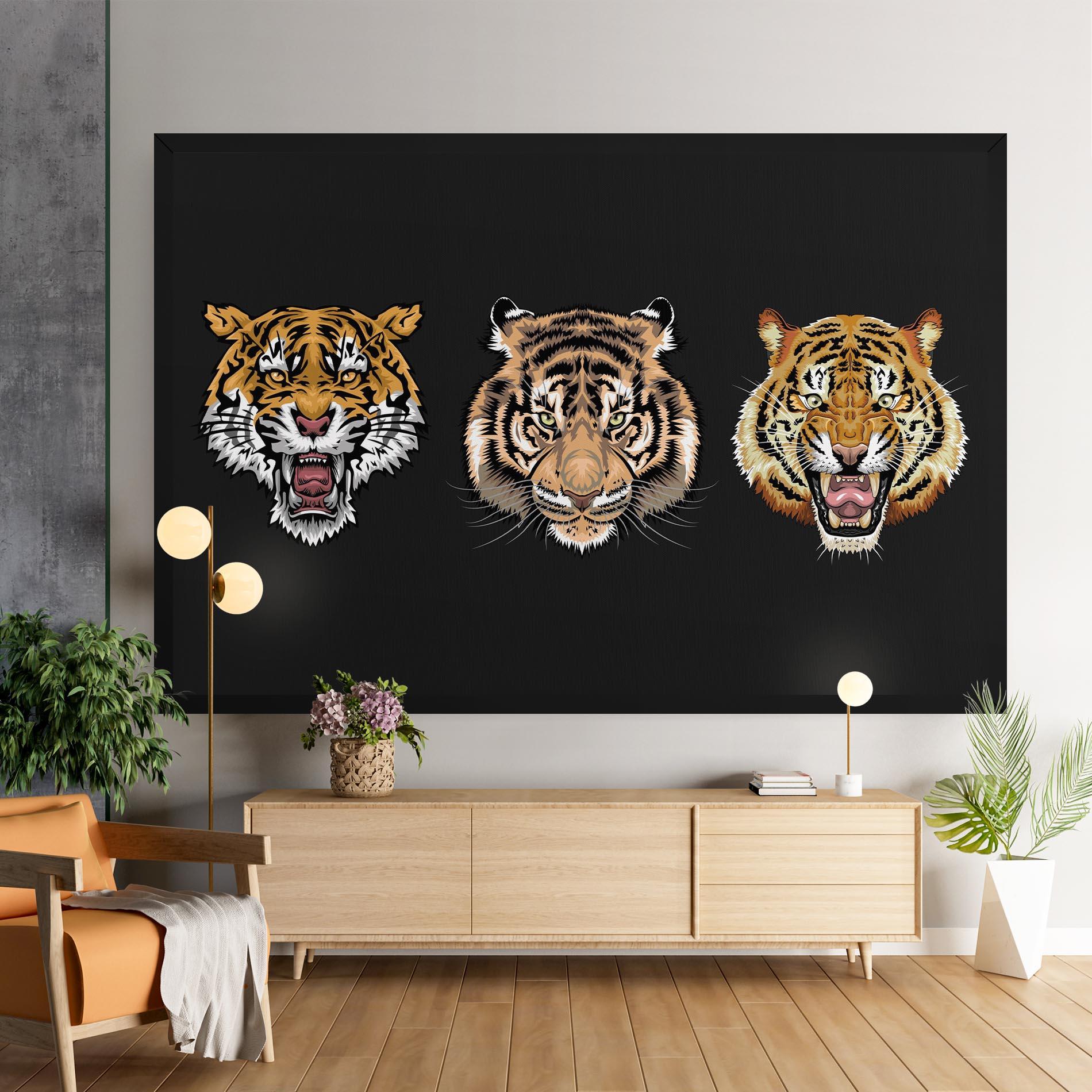 Tablou Canvas 3 Tigers mockup 9