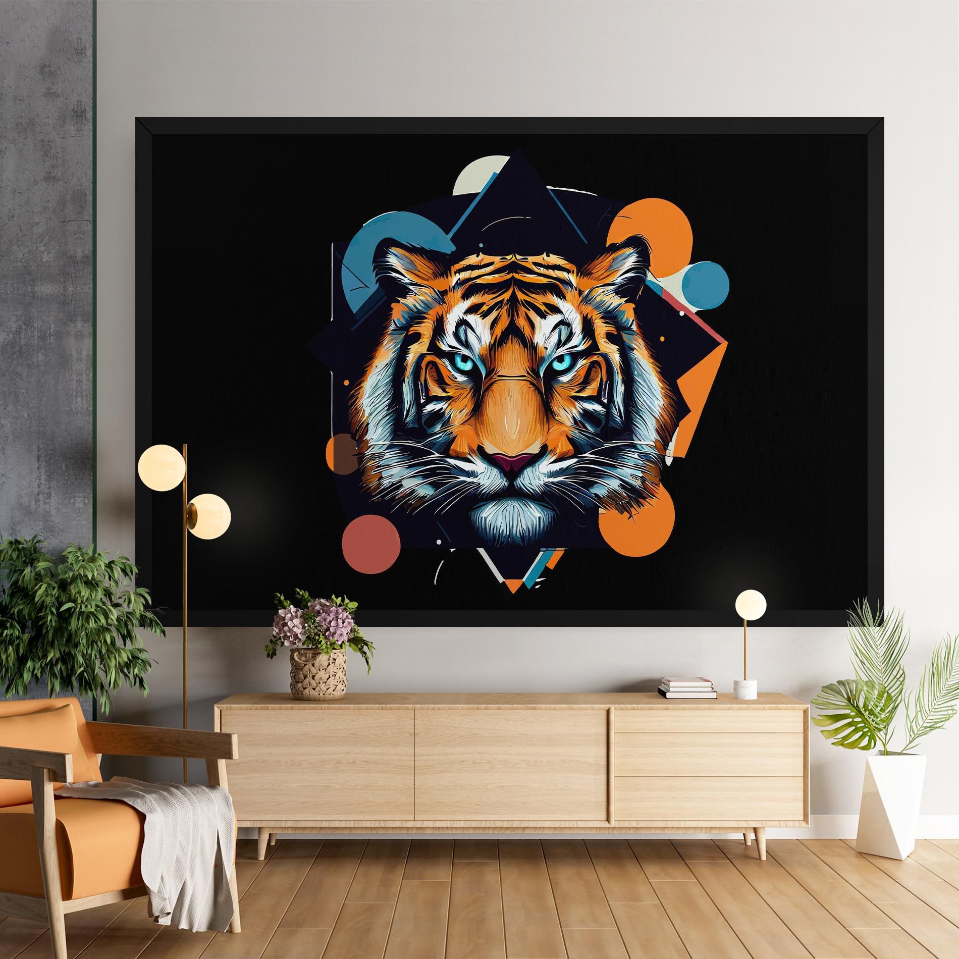Geometric Tiger mockup 9