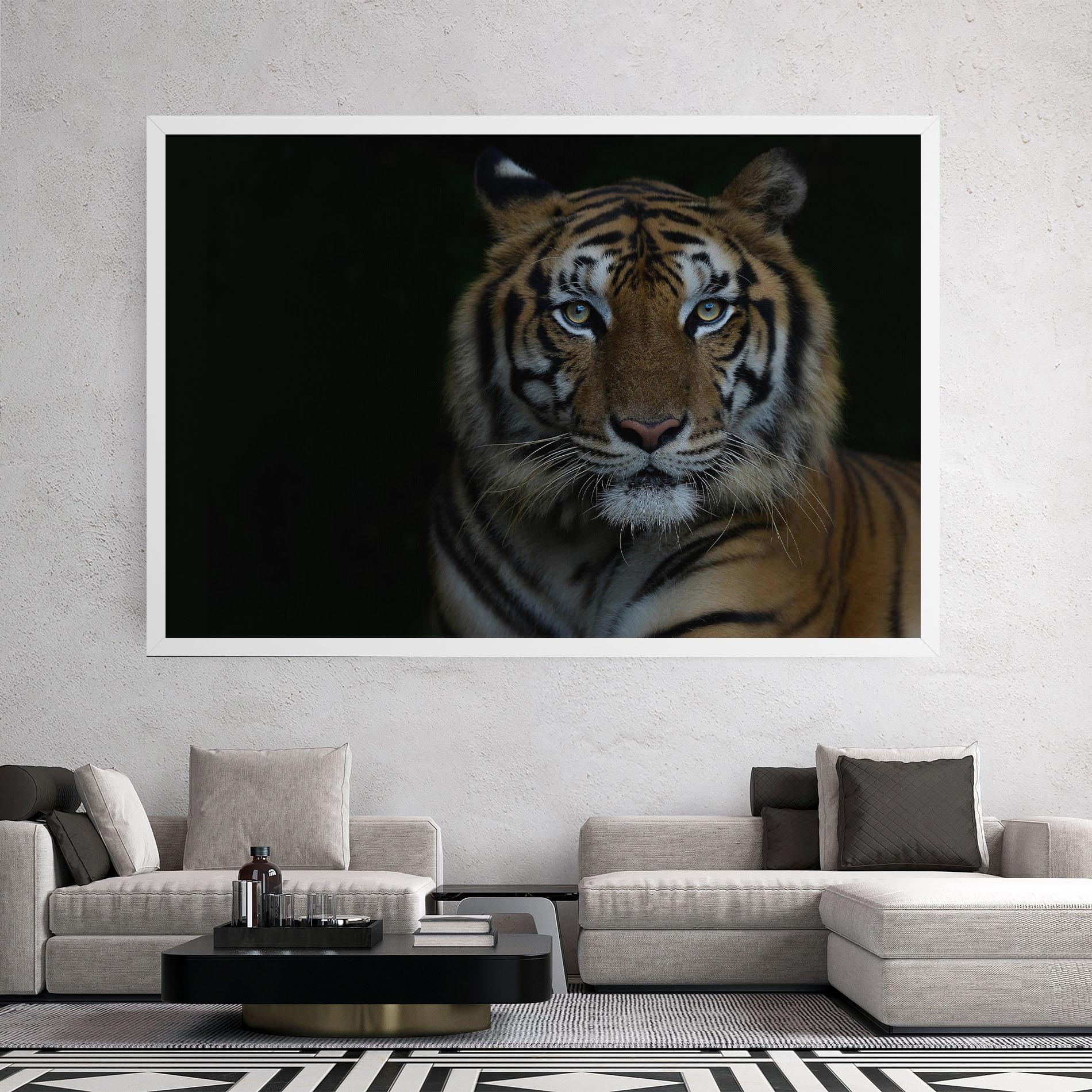 Tablou Canvas Close Up Tiger mockup 2