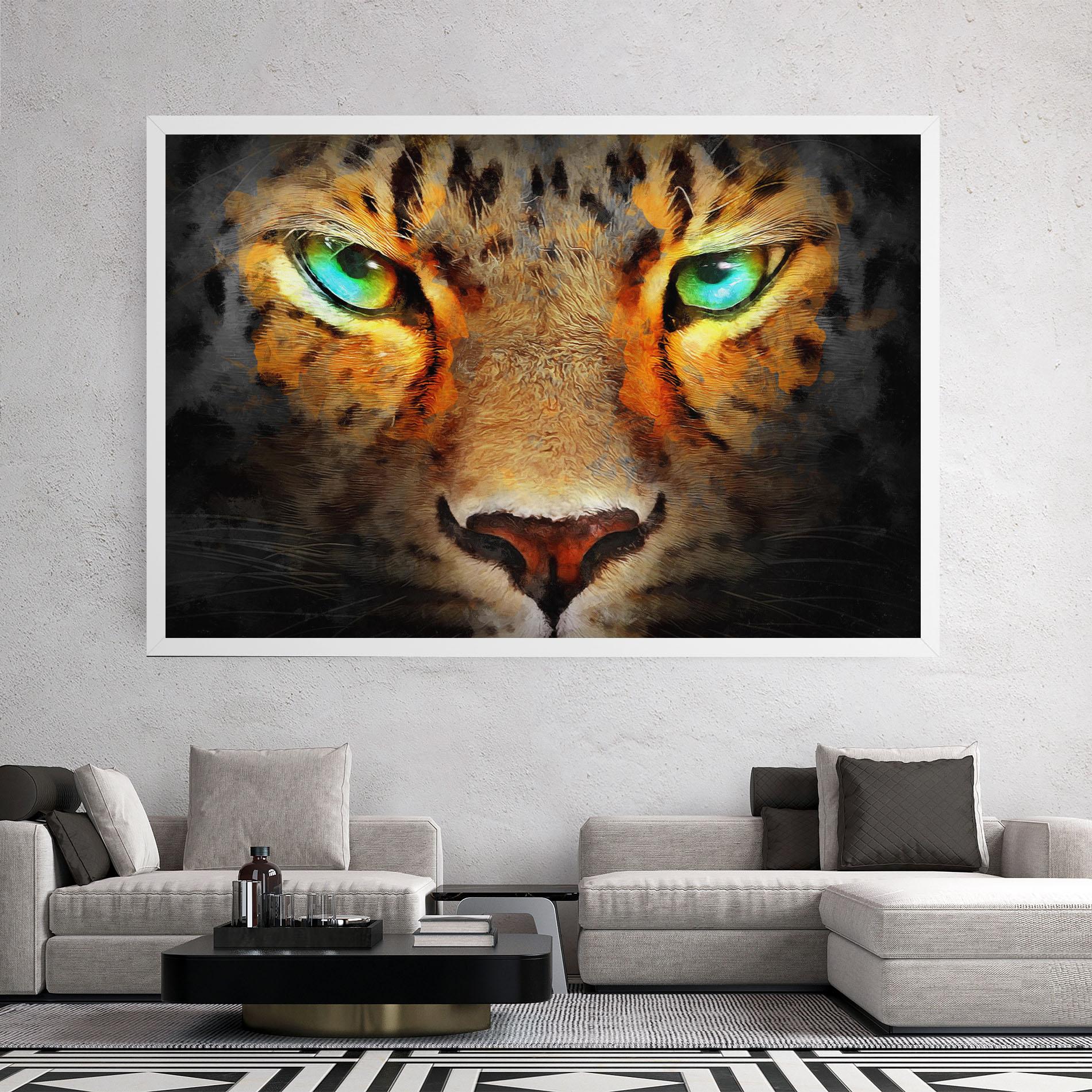 Tablou Canvas Tiger Eyes mockup 2