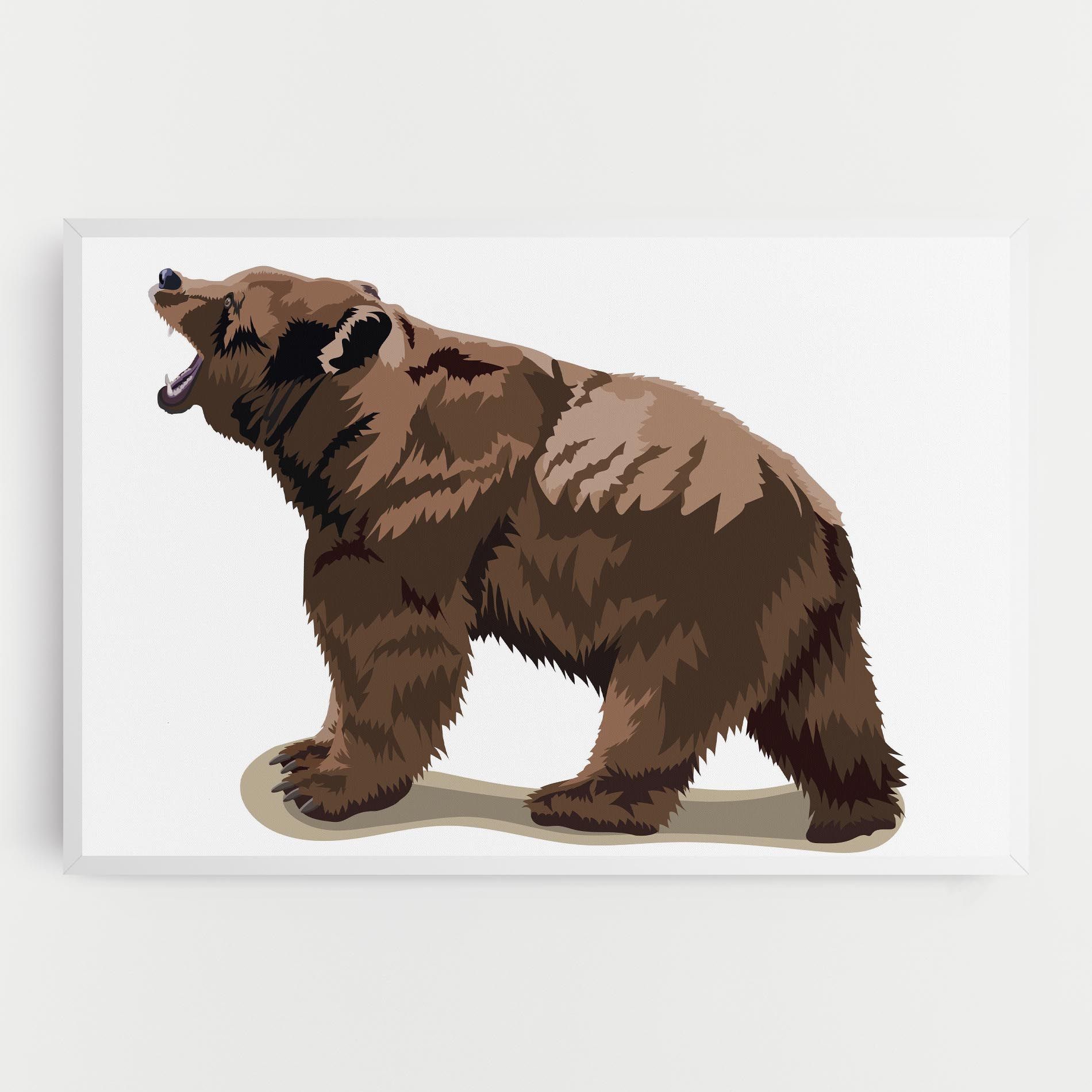 Angry Walking Bear mockup 0