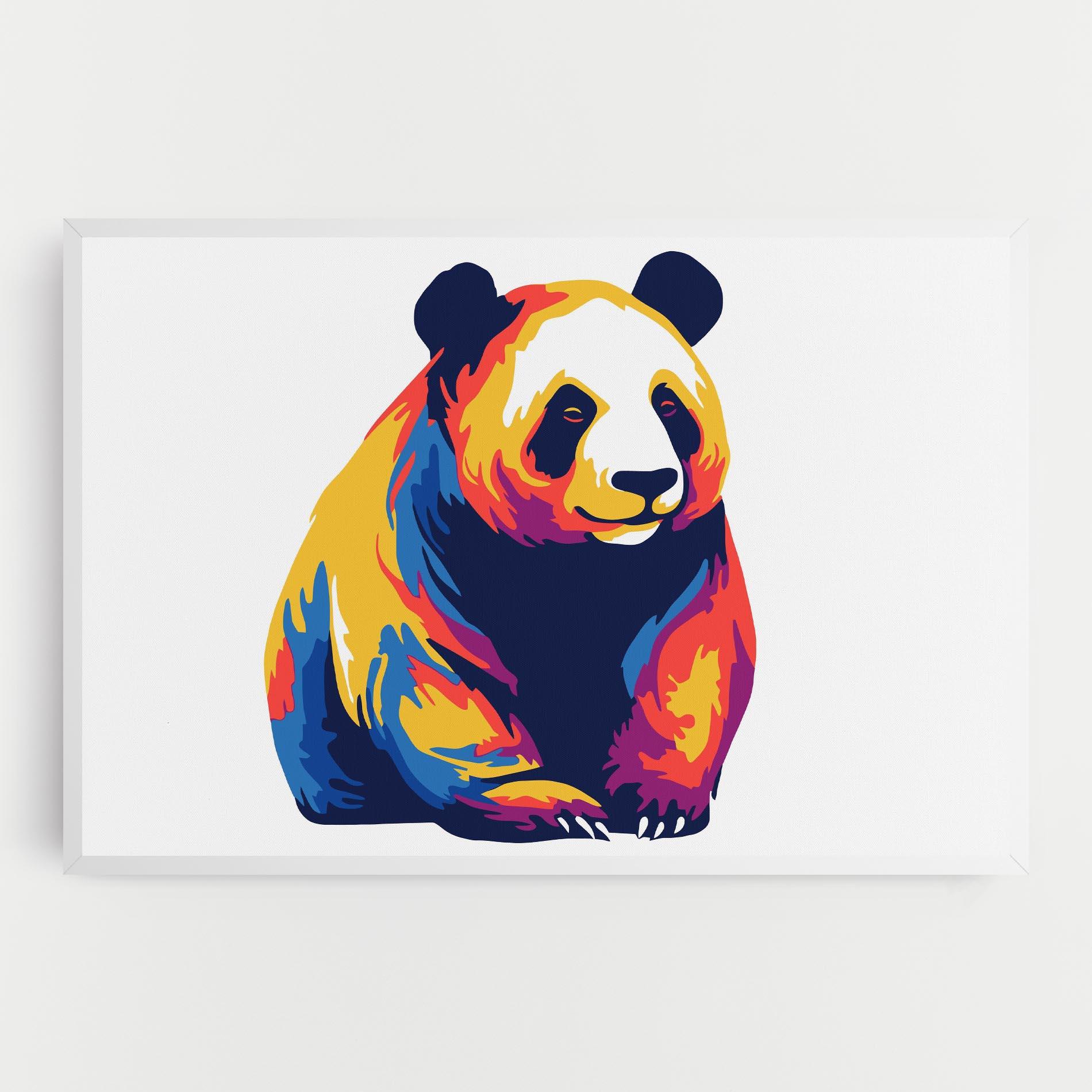 Tablou Canvas Cute Panda mockup 0