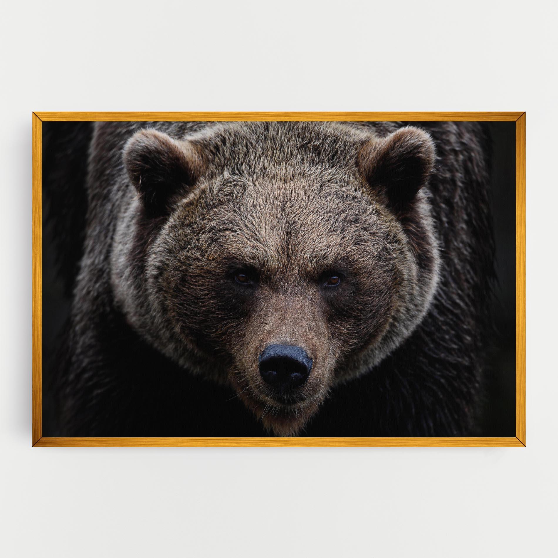 Tablou Canvas Brown Bear mockup 0