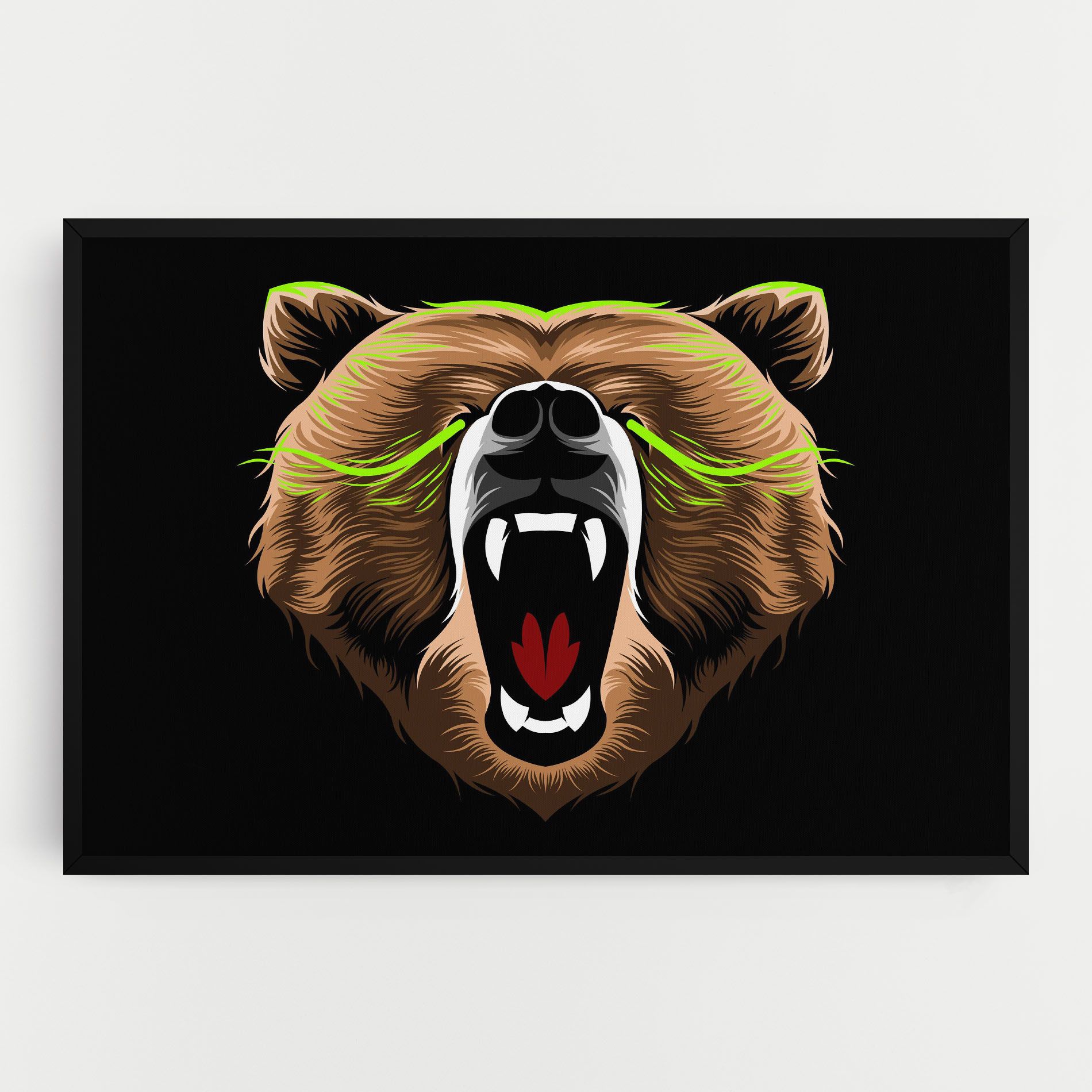 Green Line Bear mockup 0