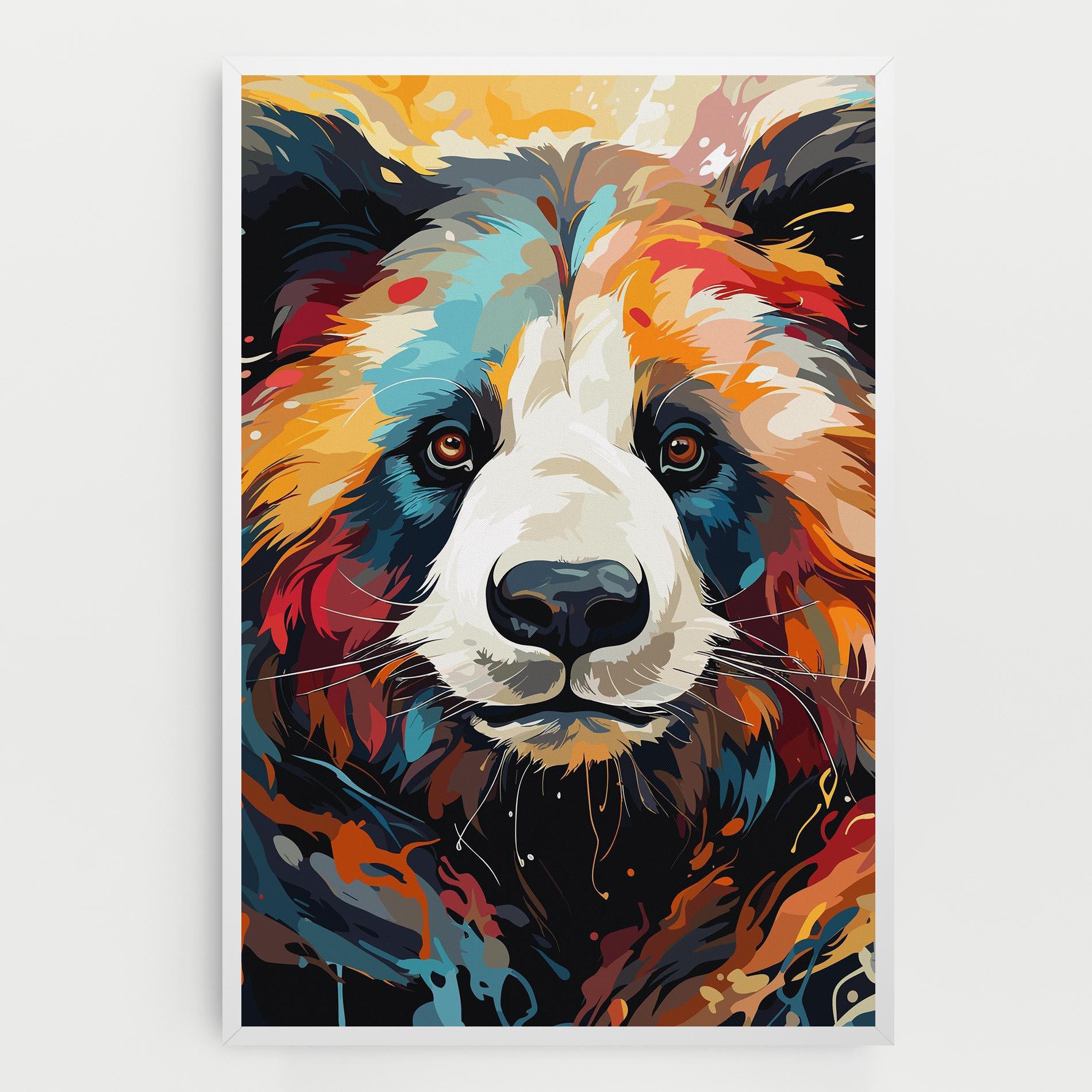 Tablou Canvas Cream Color Bear mockup 0