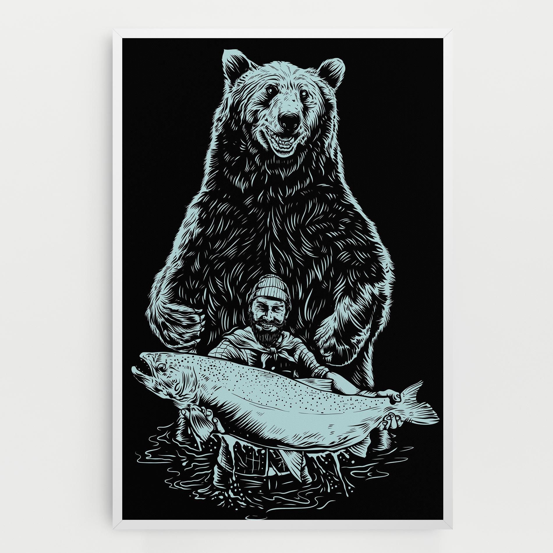 Fishing Bear mockup 0