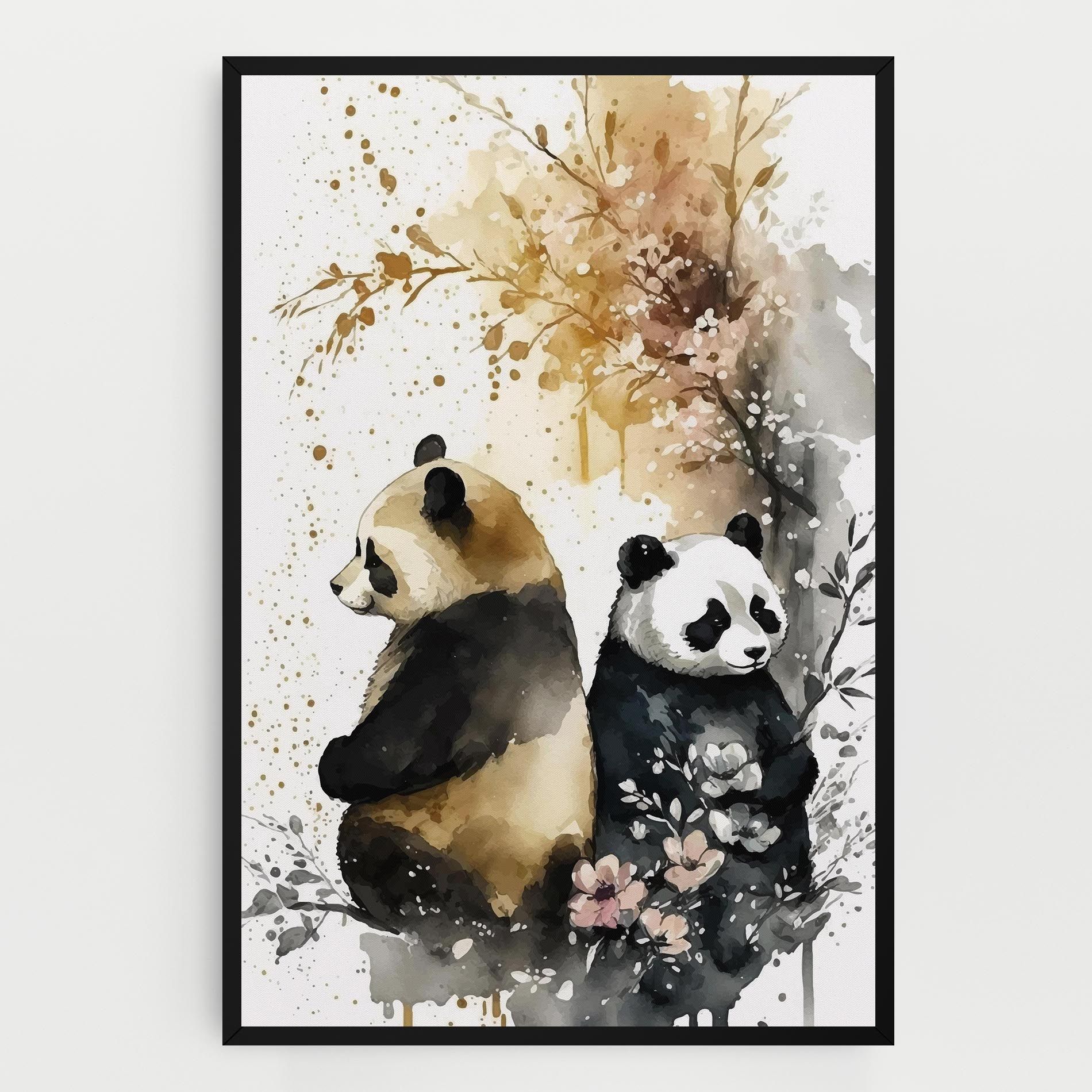 Gold Panda Art mockup 0