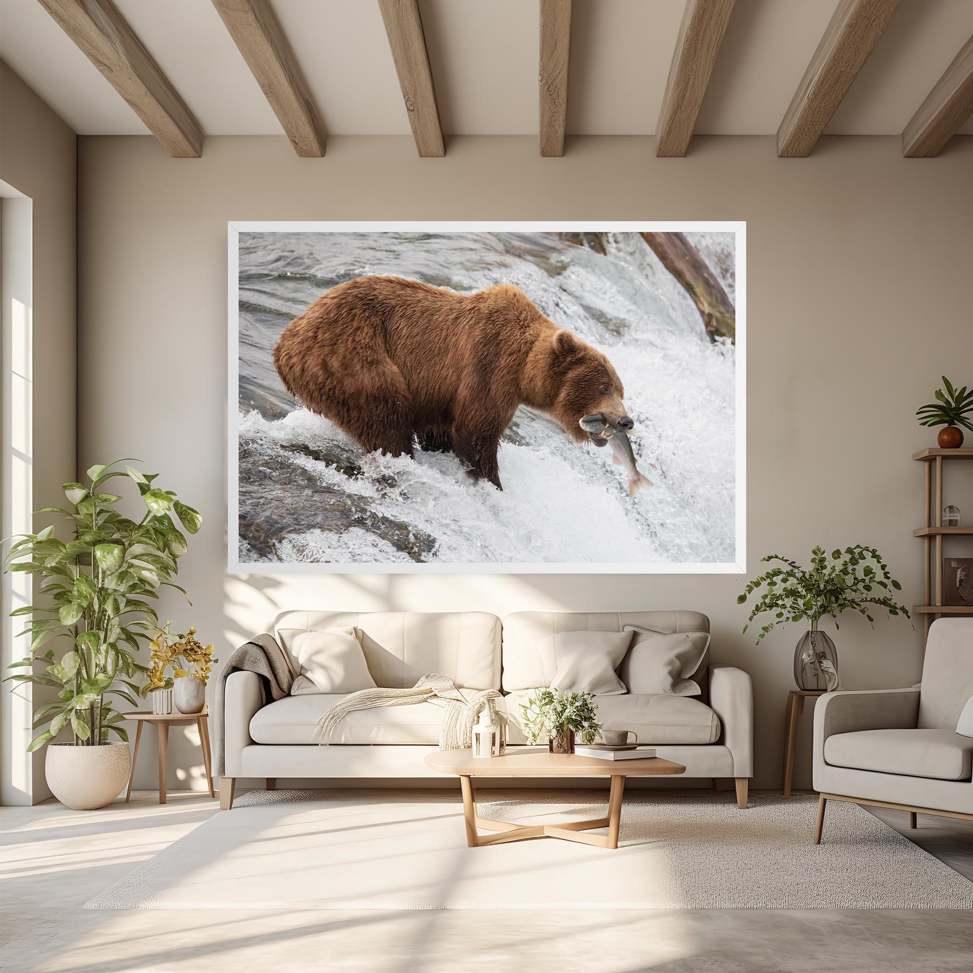 Tablou Canvas Bear Hunting mockup 6