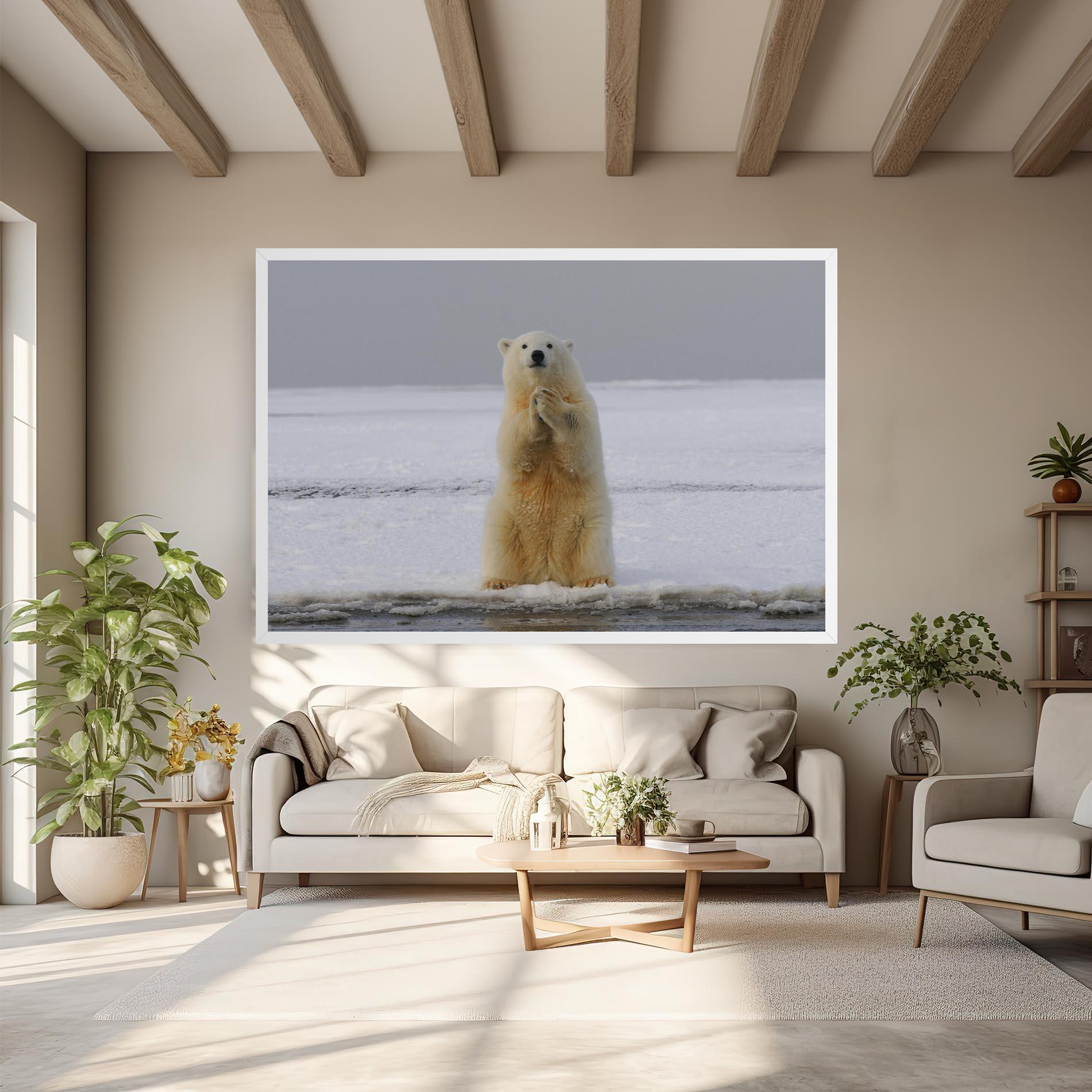 Tablou Canvas Icebear Praying mockup 6