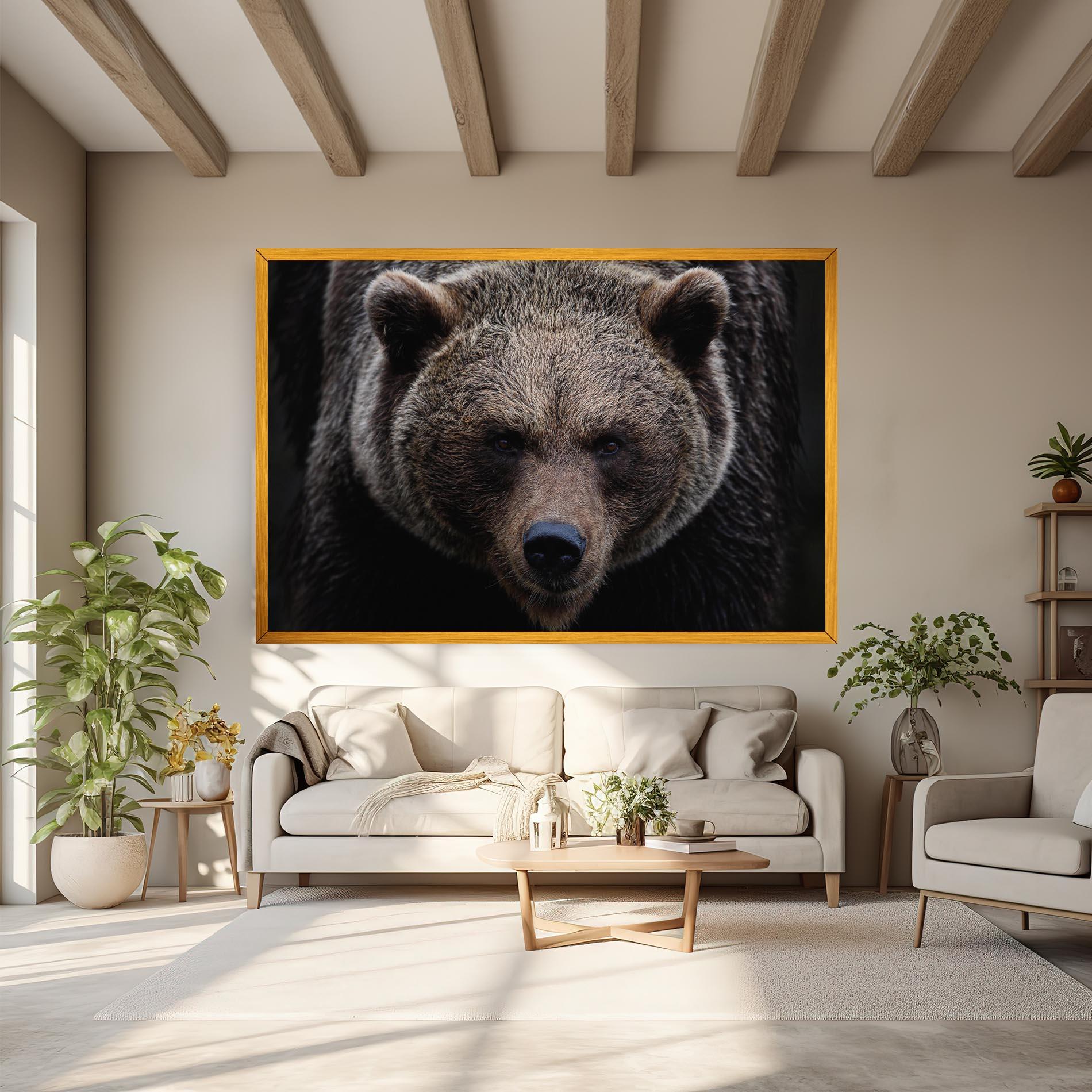 Tablou Canvas Brown Bear mockup 6