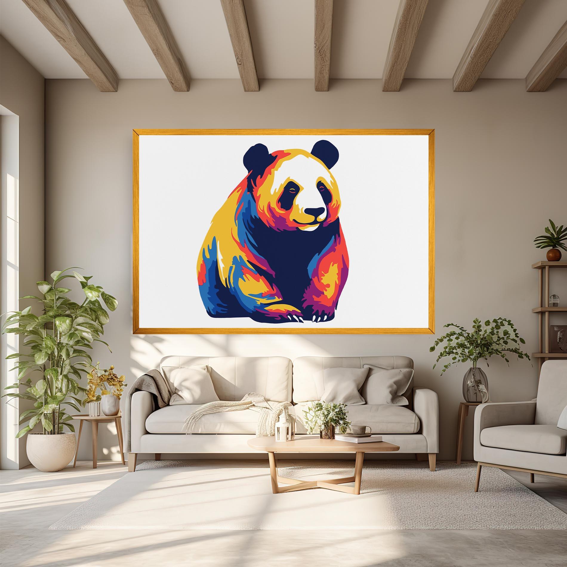 Tablou Canvas Cute Panda mockup 6