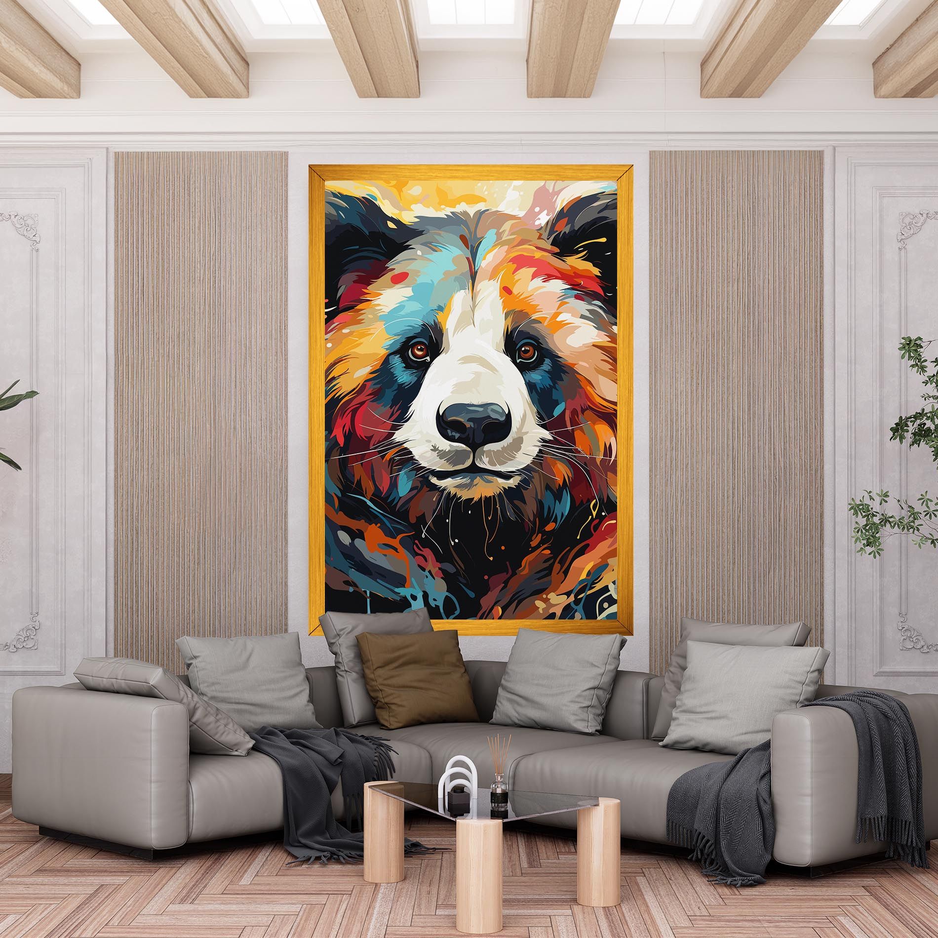 Cream Color Bear mockup 6