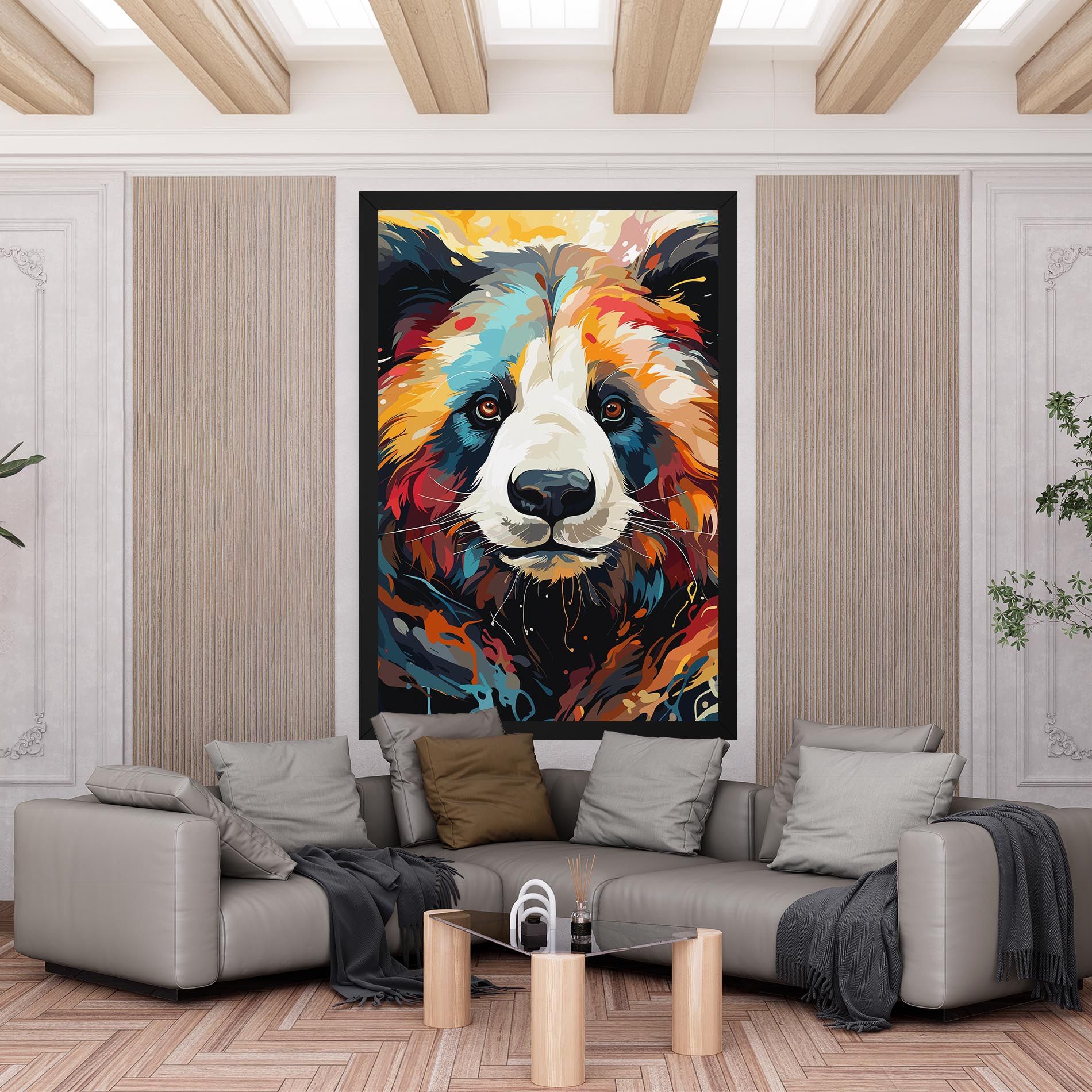 Cream Color Bear mockup 6