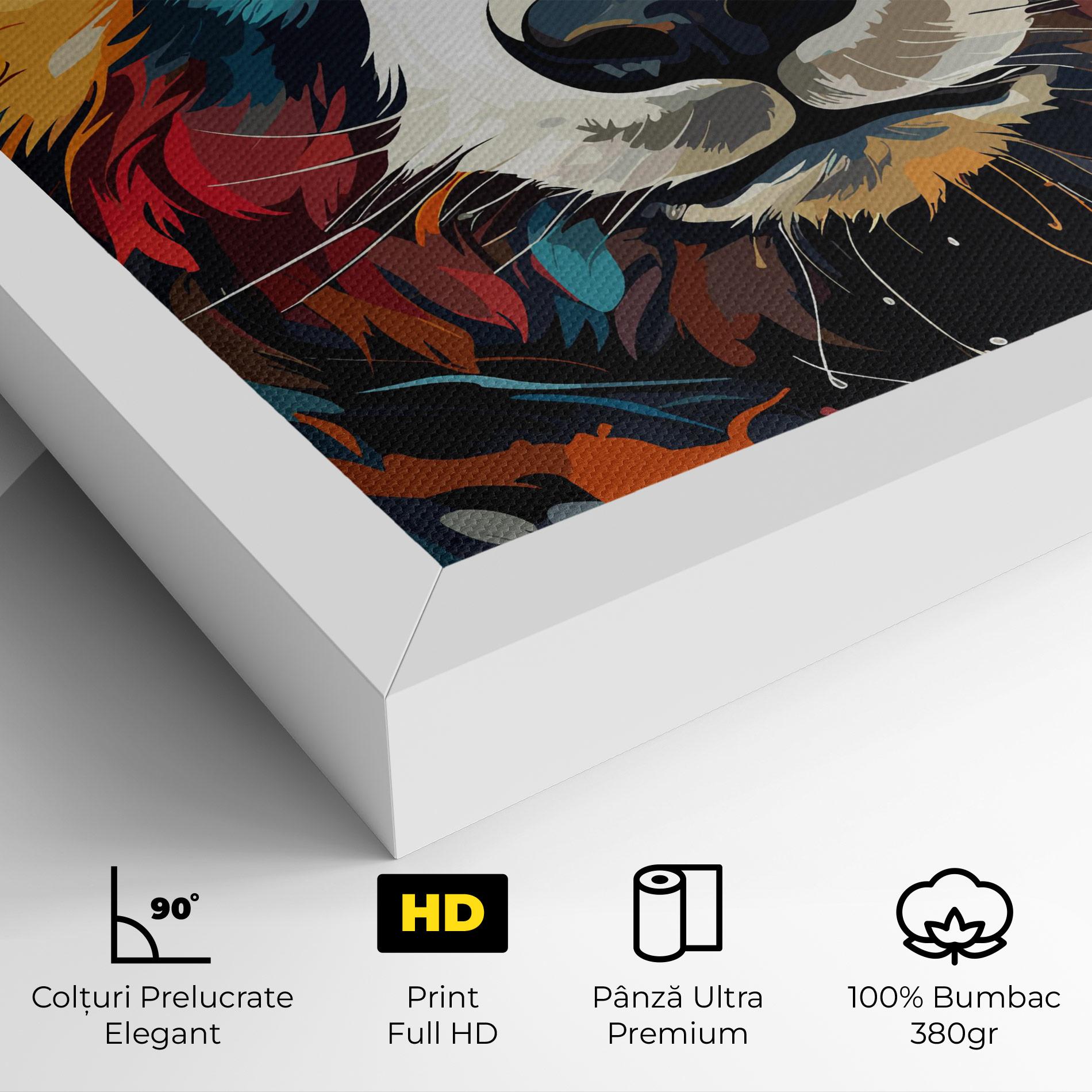 Tablou Canvas Cream Color Bear mockup 4