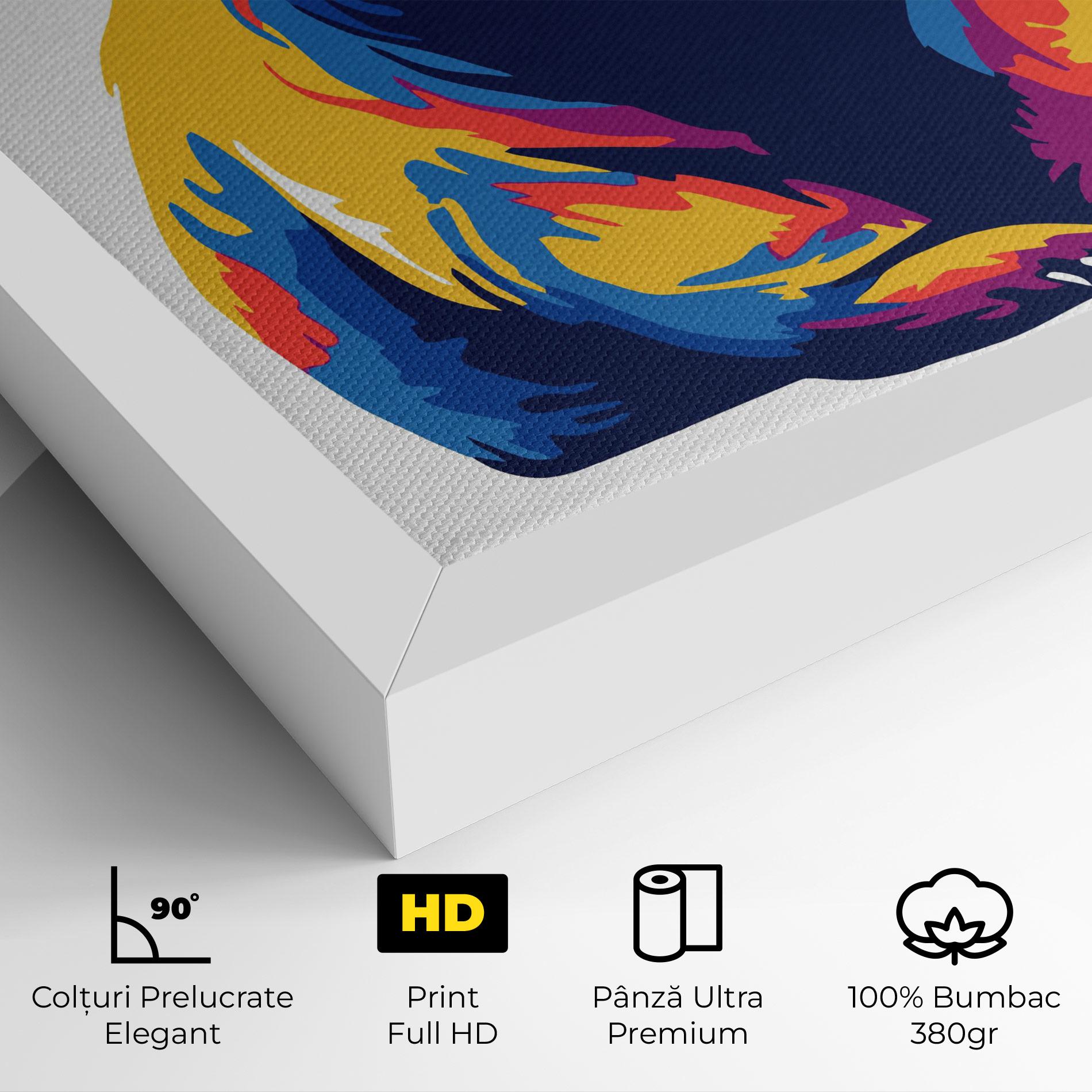 Tablou Canvas Cute Panda mockup 4