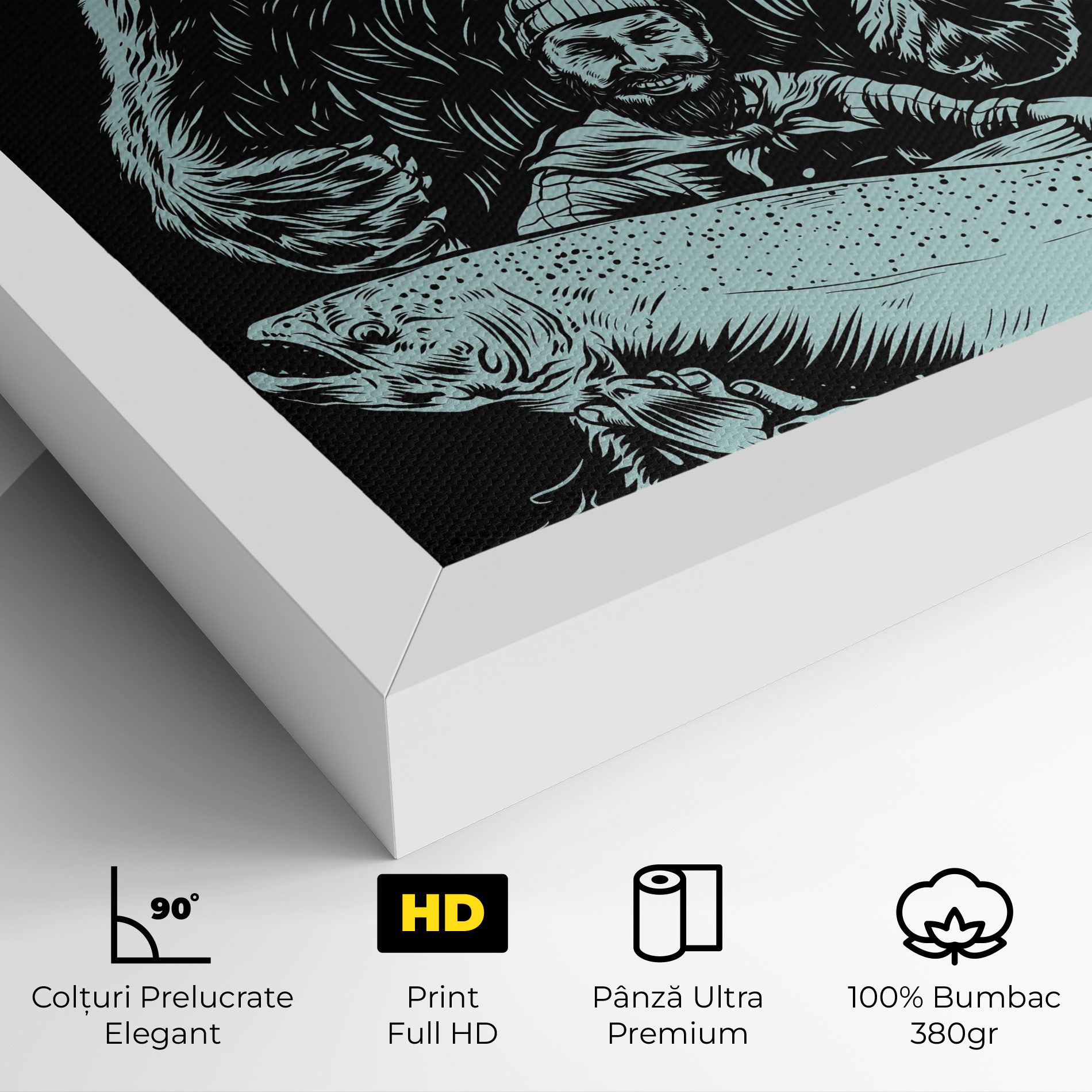 Fishing Bear mockup 4