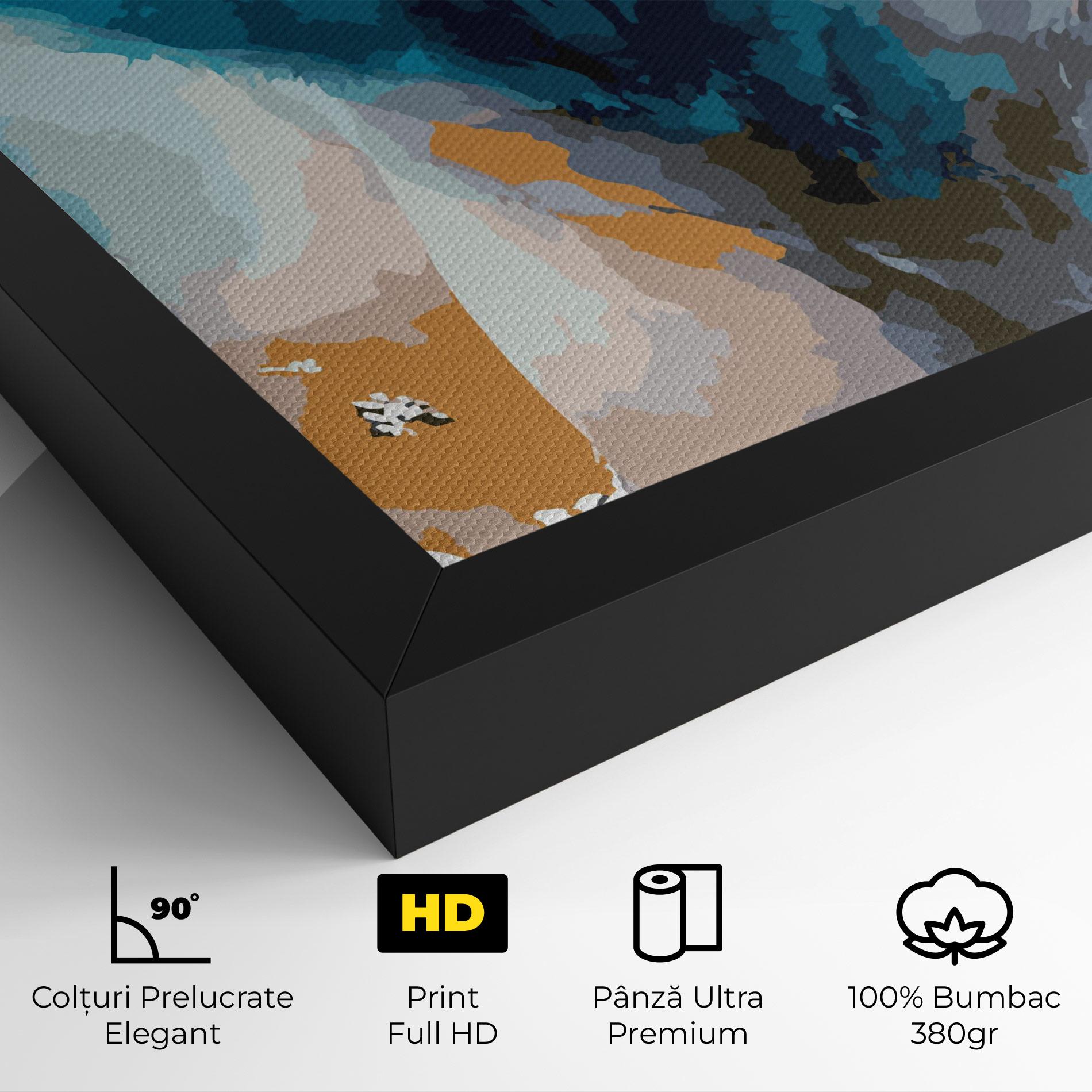Tablou Canvas Beautiful Icebear mockup 4