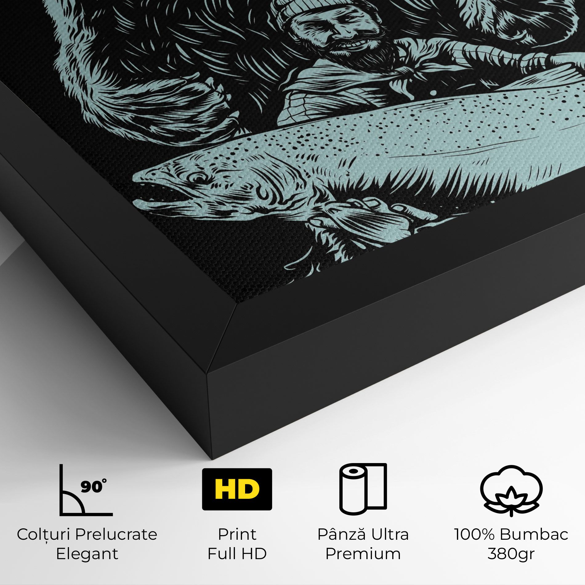 Fishing Bear mockup 4