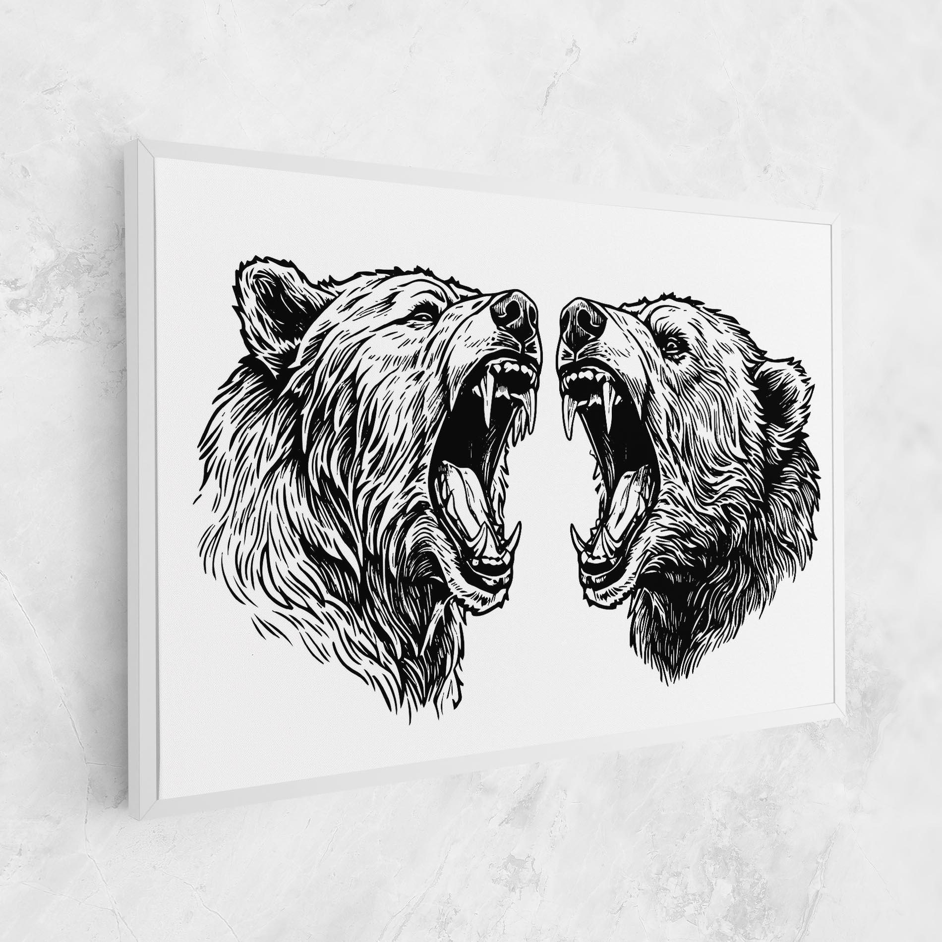 Tablou Canvas Bear Bite mockup 1
