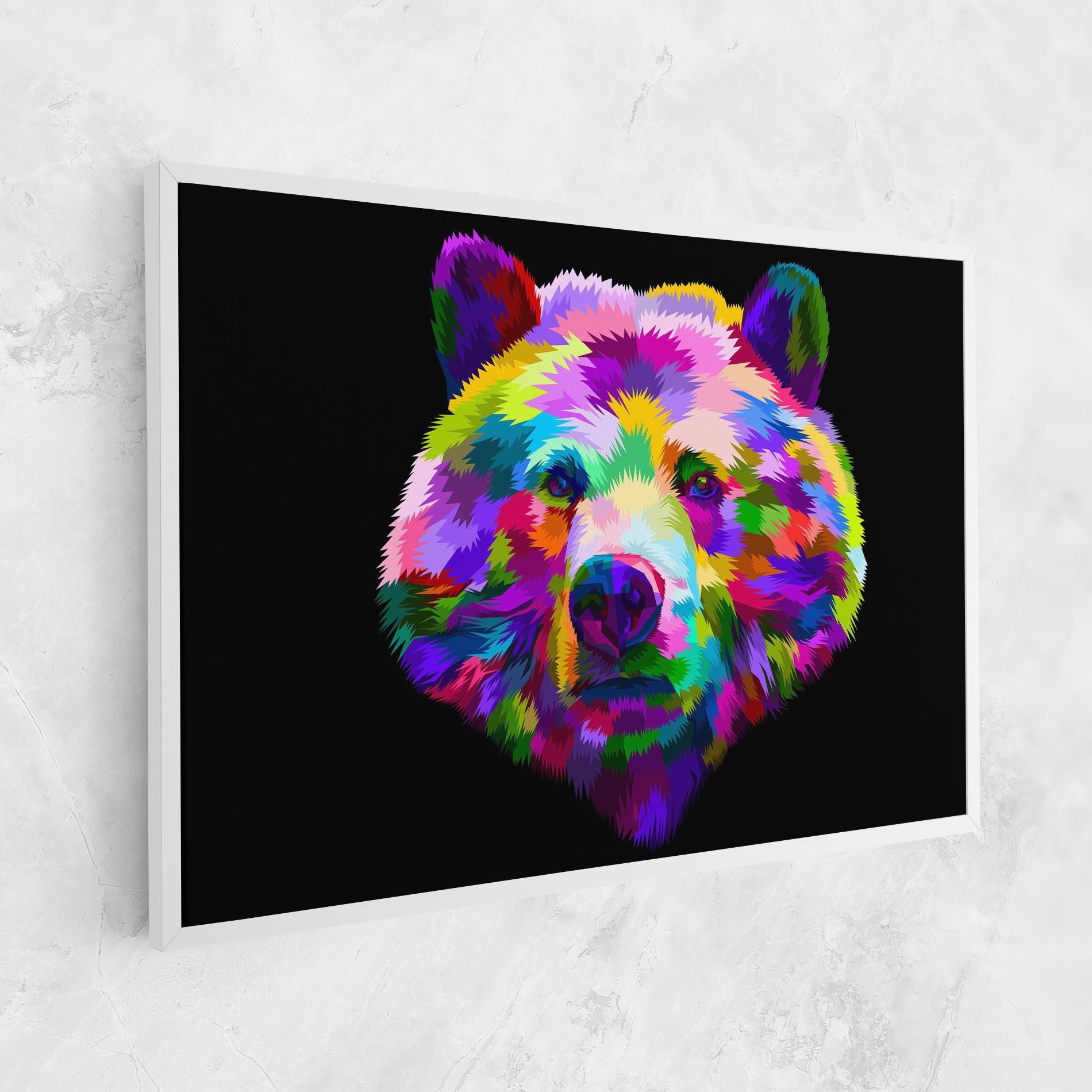 Tablou Canvas Bear Head Art mockup 1