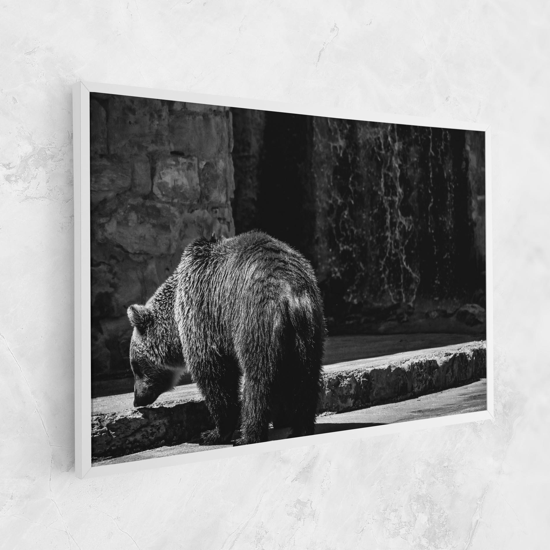 Tablou Canvas Grey Bear mockup 1
