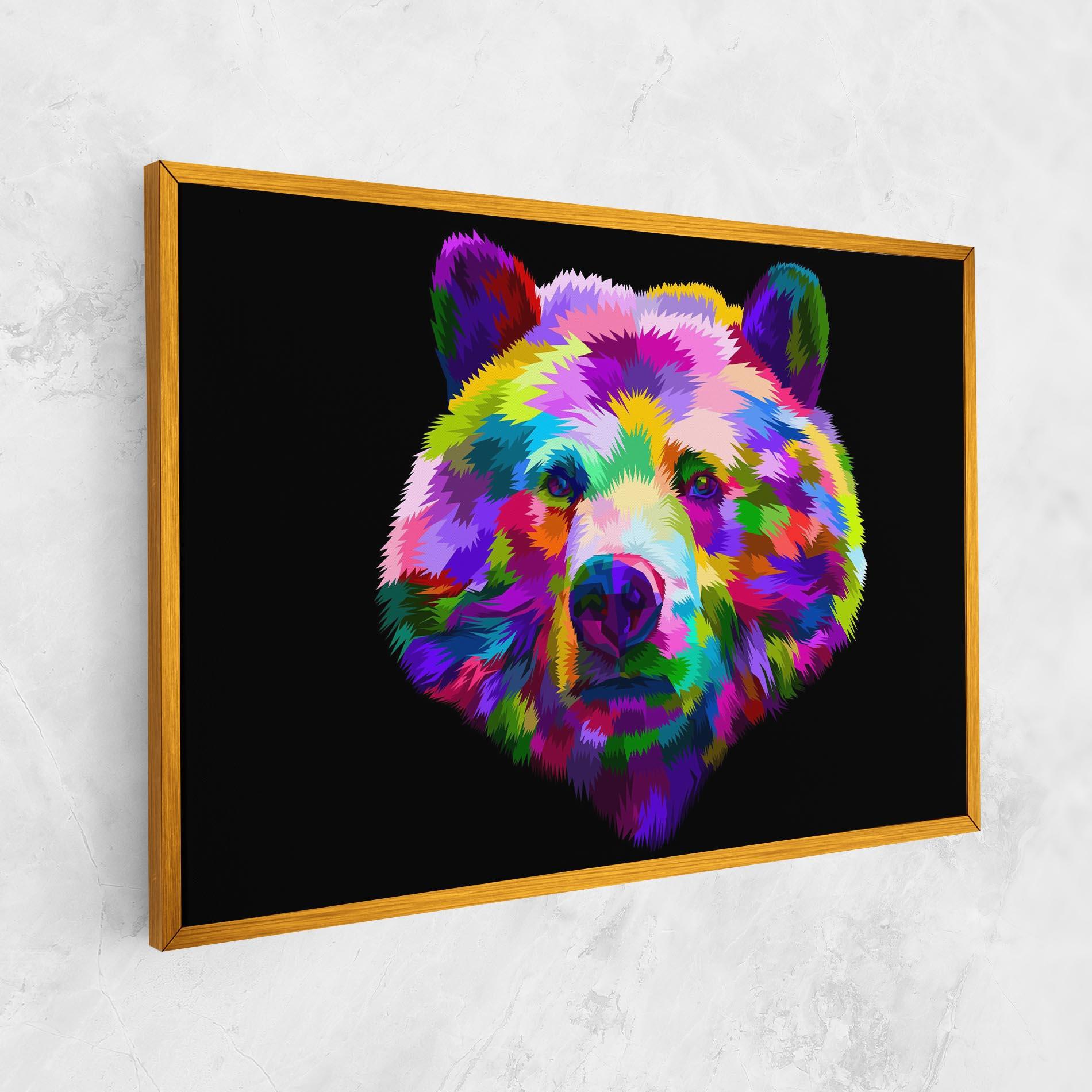 Tablou Canvas Bear Head Art mockup 1
