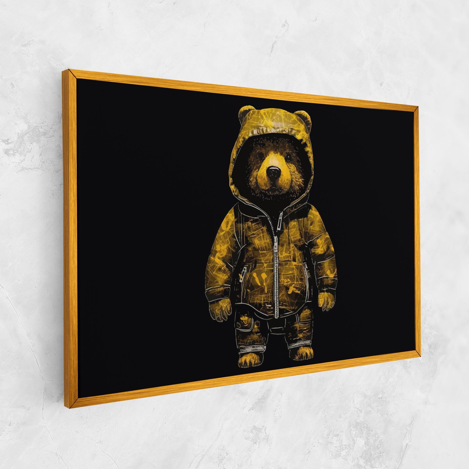 Tablou Canvas Yellow Bear mockup 1