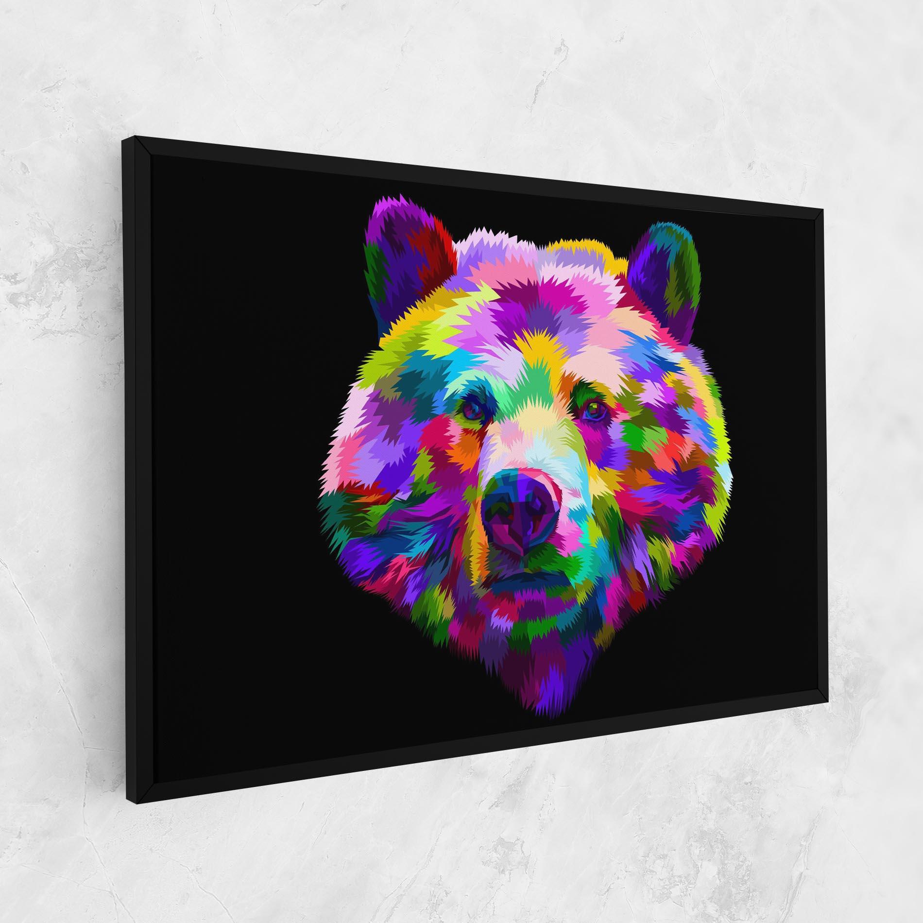 Tablou Canvas Bear Head Art mockup 1