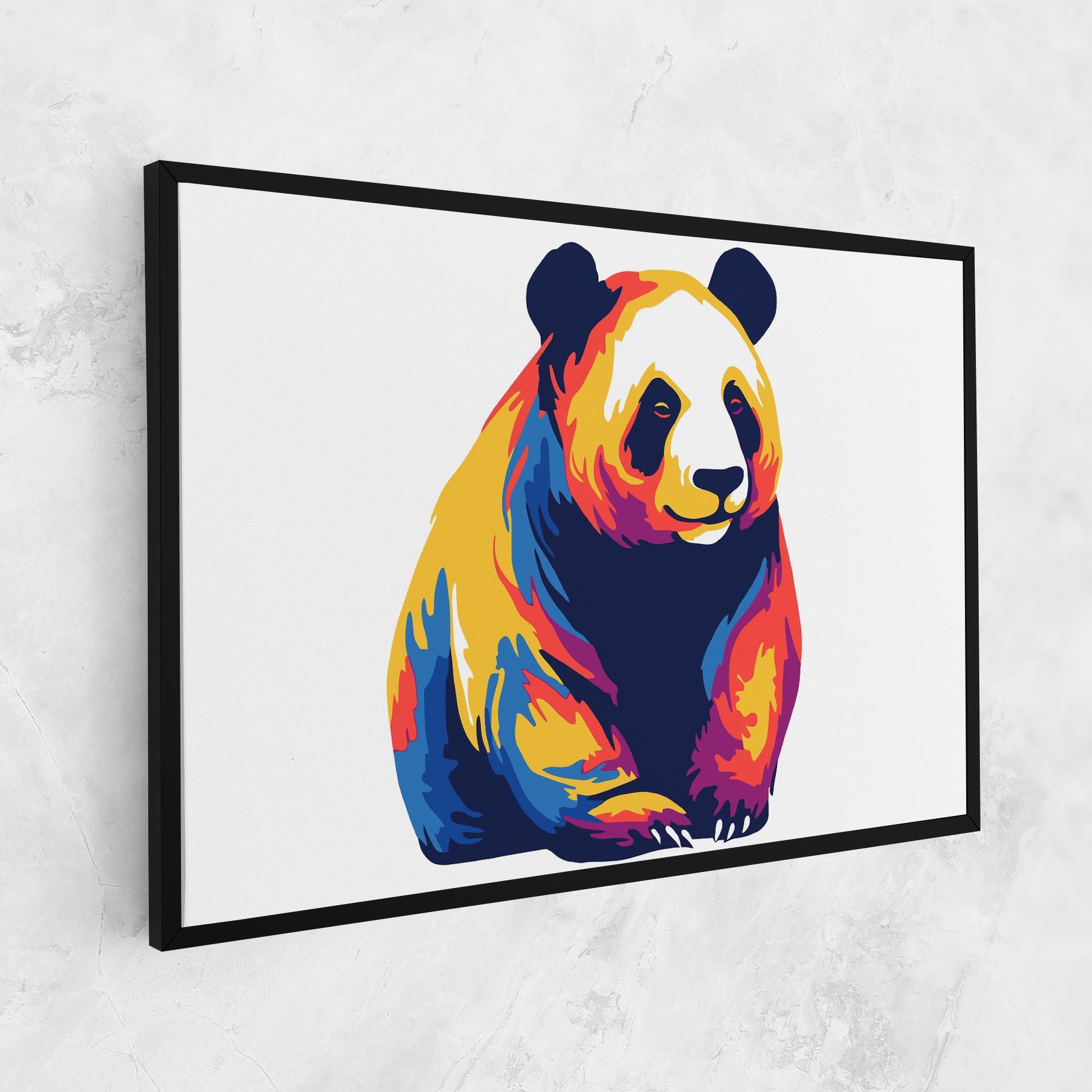 Tablou Canvas Cute Panda mockup 1