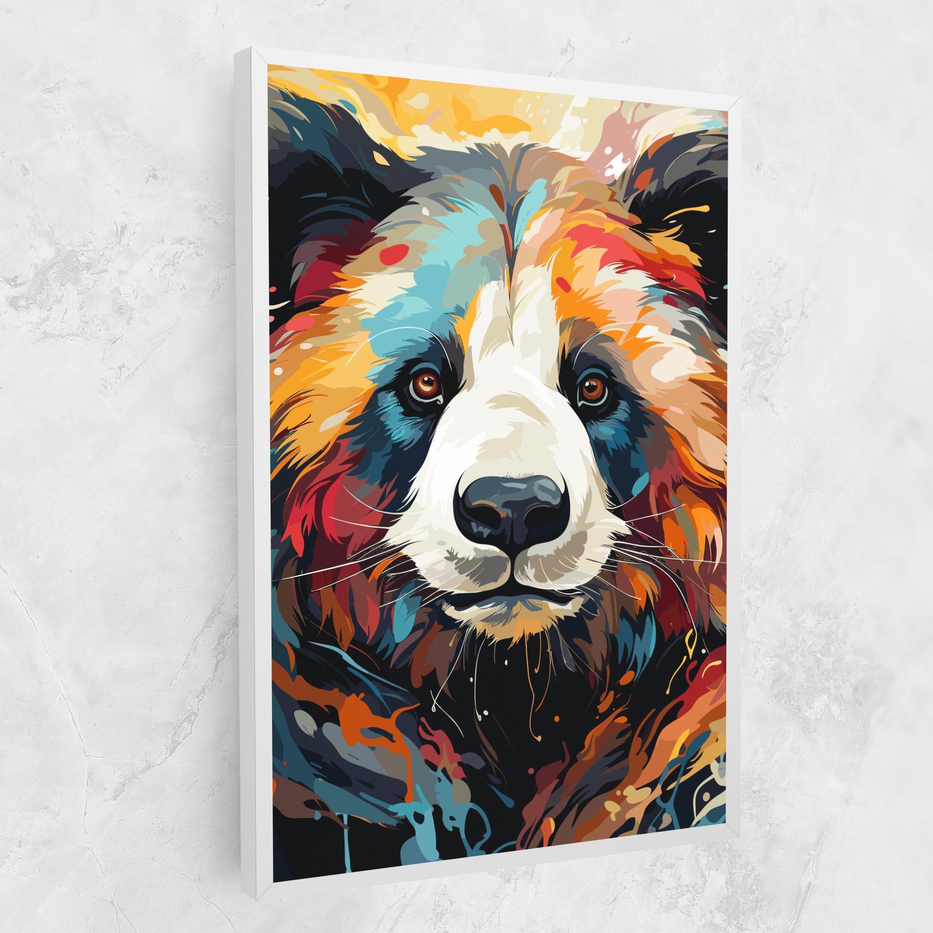 Tablou Canvas Cream Color Bear mockup 1