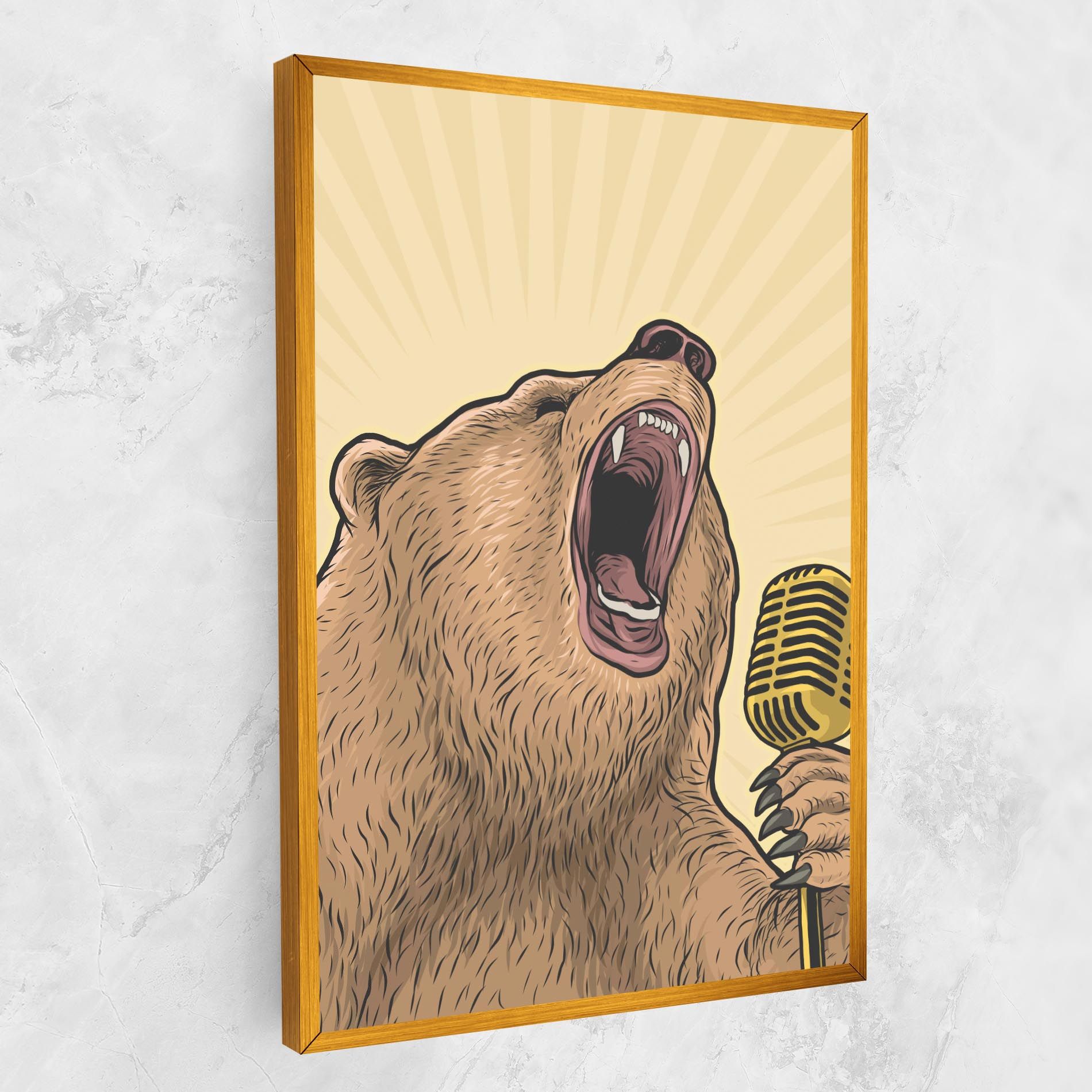 Bear Singing mockup 1