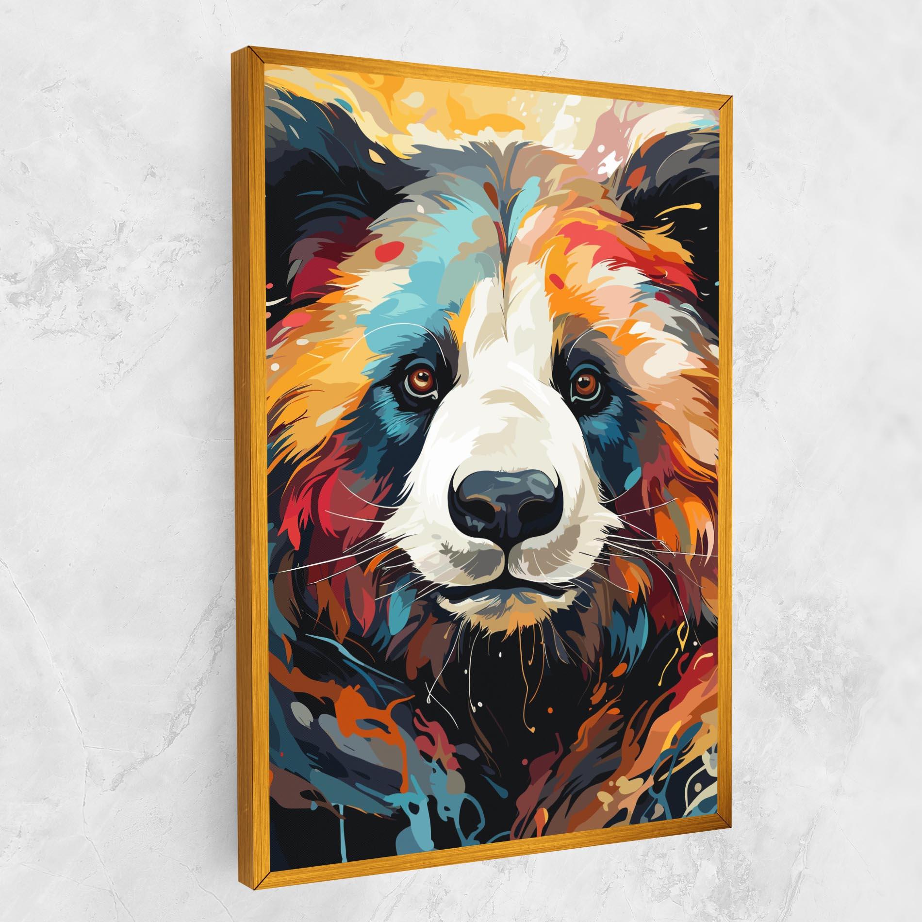 Tablou Canvas Cream Color Bear mockup 1