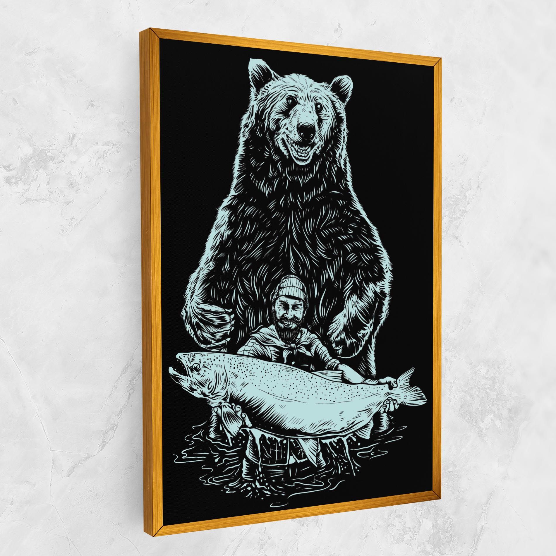 Fishing Bear mockup 1