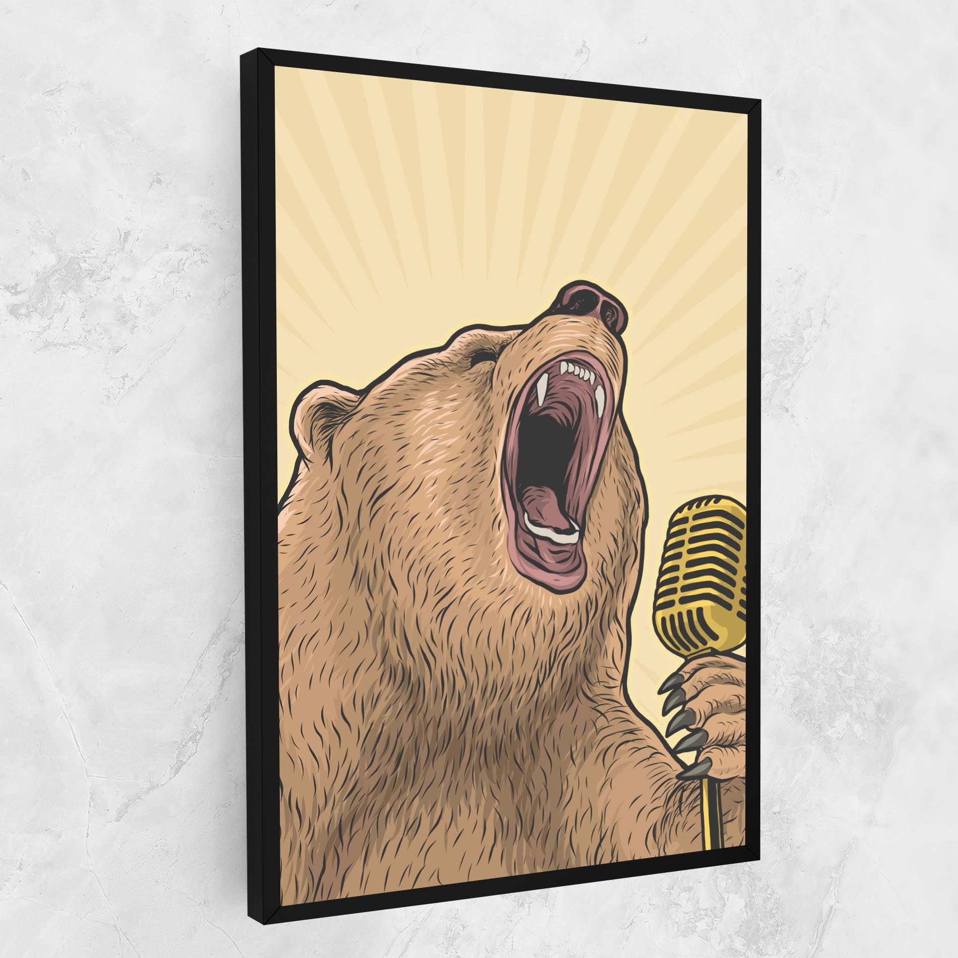Bear Singing mockup 1