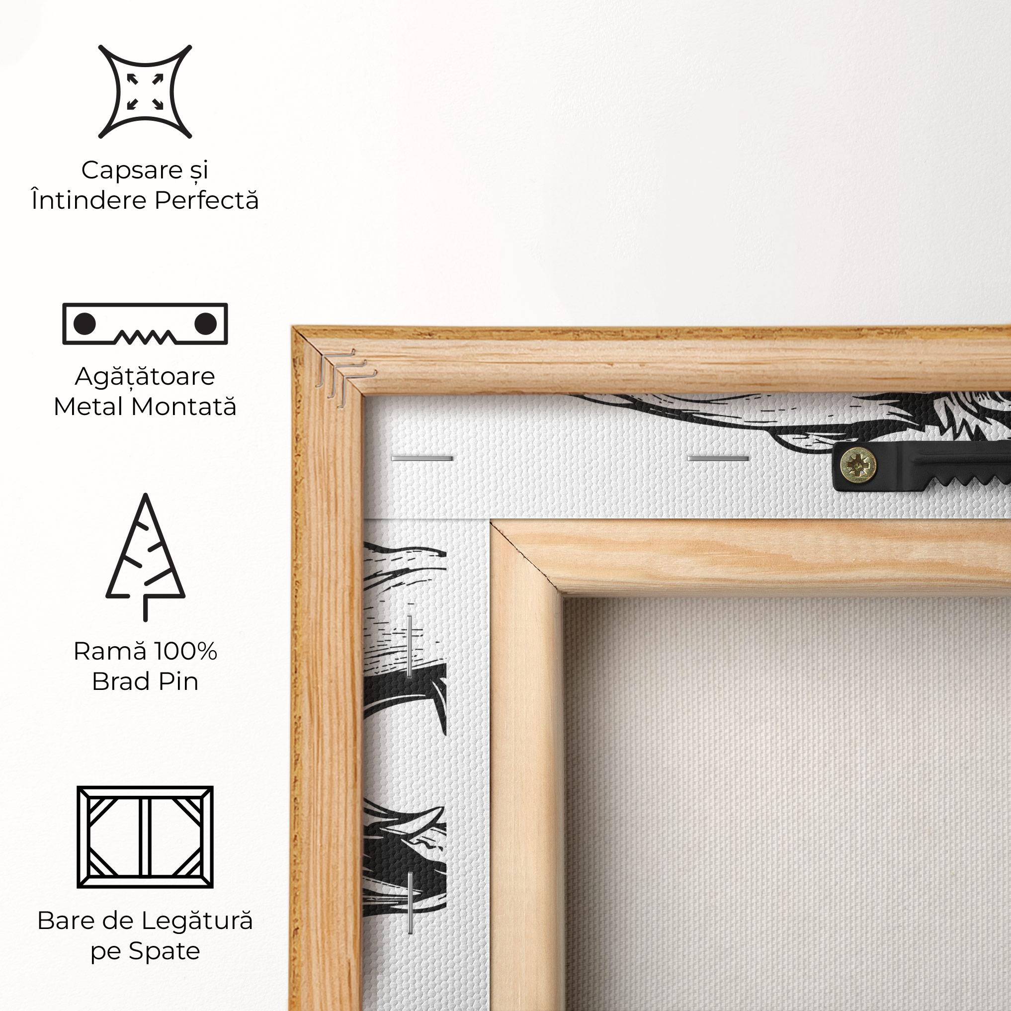 Tablou Canvas Angry Bear mockup 5