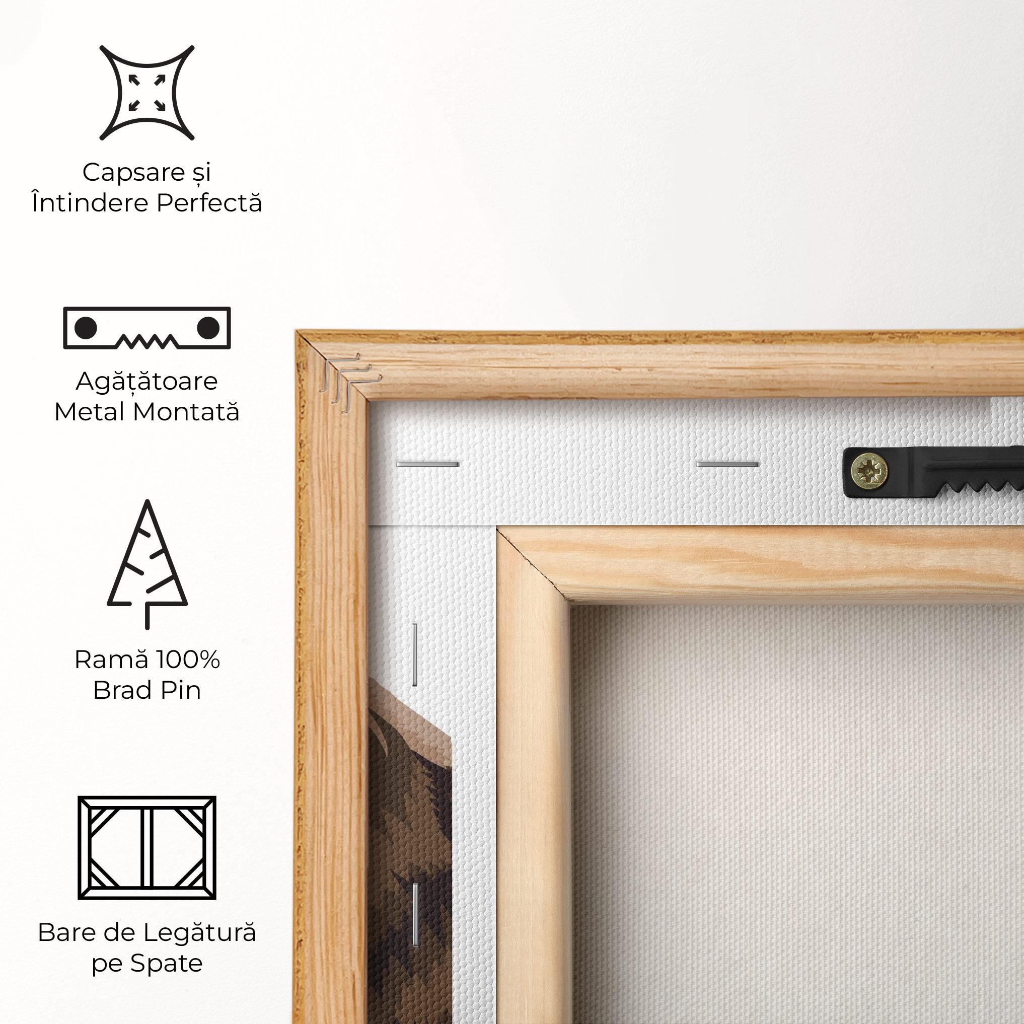 Tablou Canvas Angry Walking Bear mockup 5