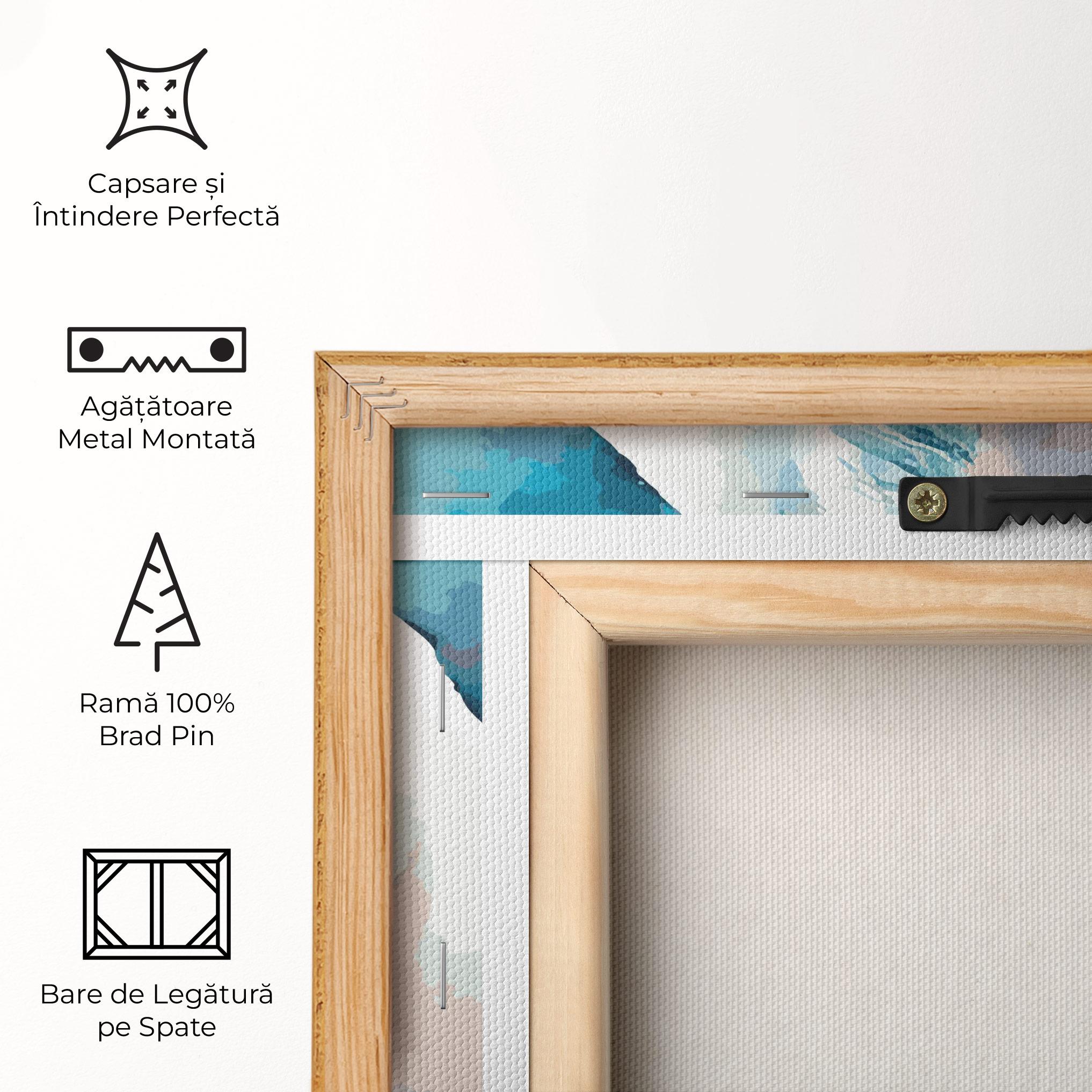 Tablou Canvas Beautiful Icebear mockup 5