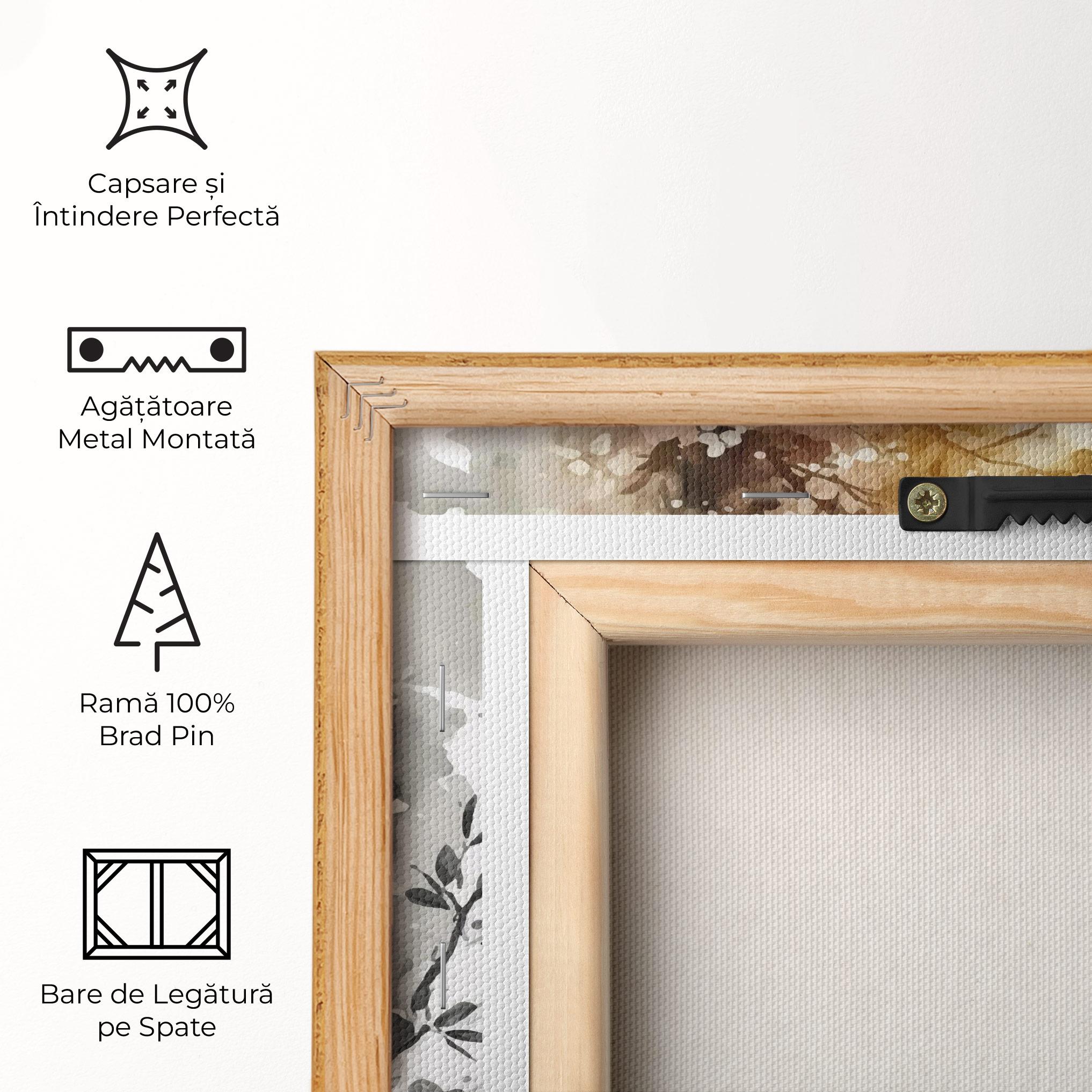 Tablou Canvas Gold Panda Art mockup 5