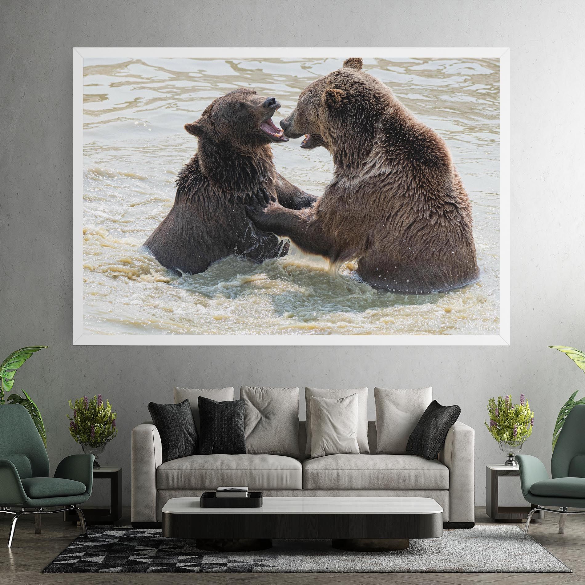 Bears Fighting mockup 7
