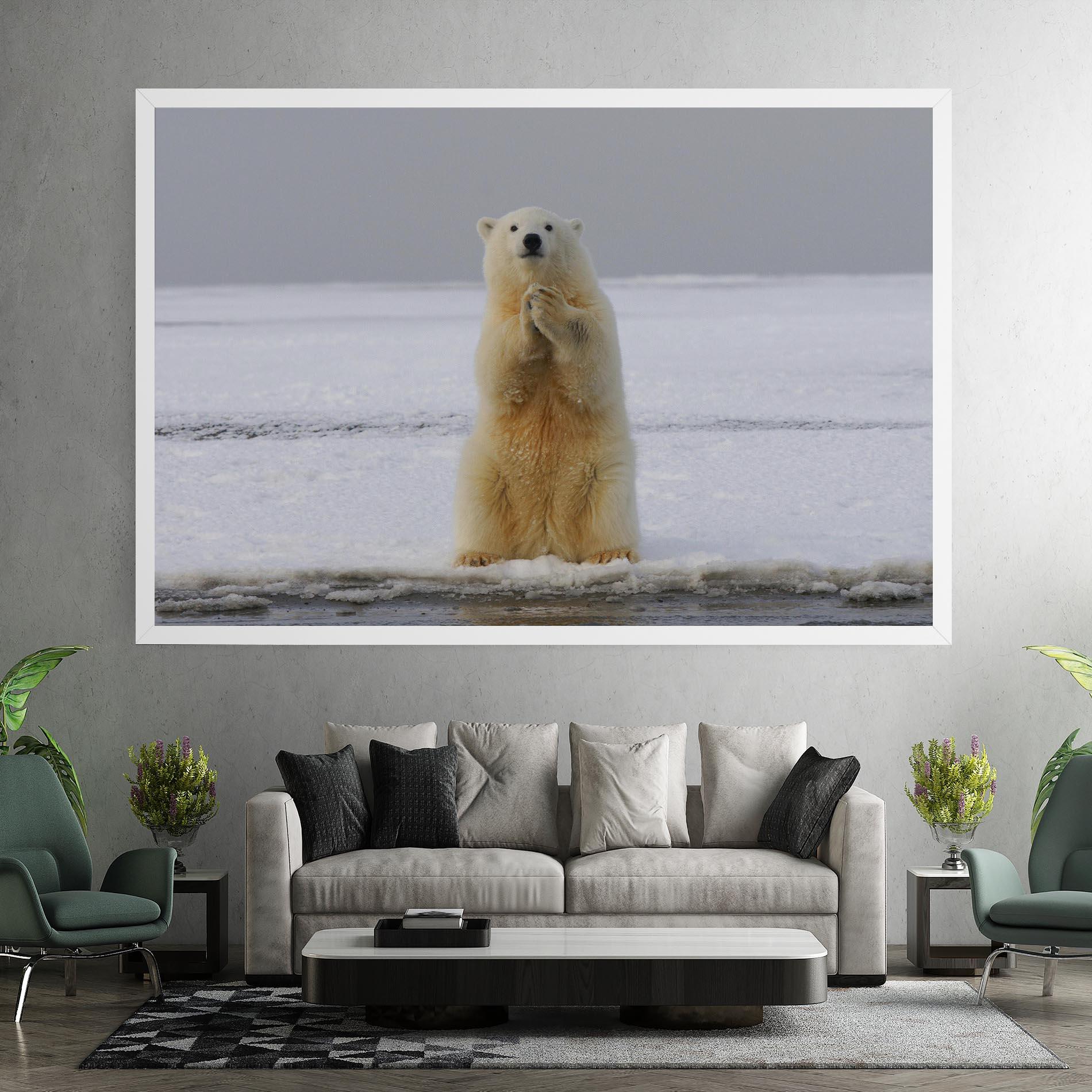 Tablou Canvas Icebear Praying mockup 7