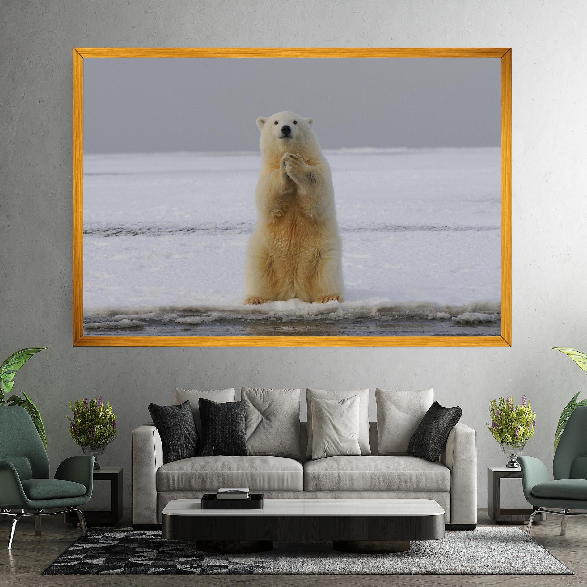 Tablou Canvas Icebear Praying mockup 7