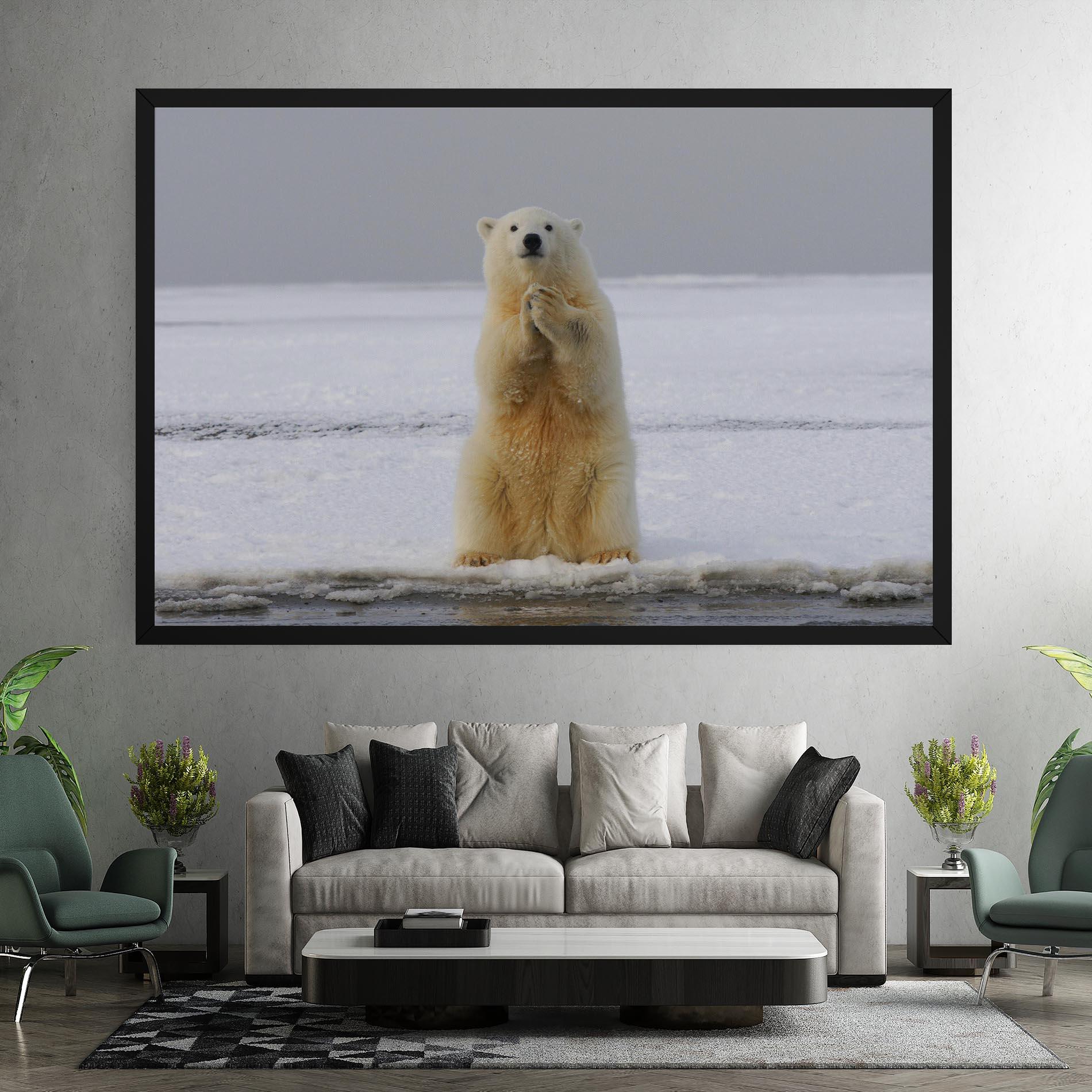 Tablou Canvas Icebear Praying mockup 7