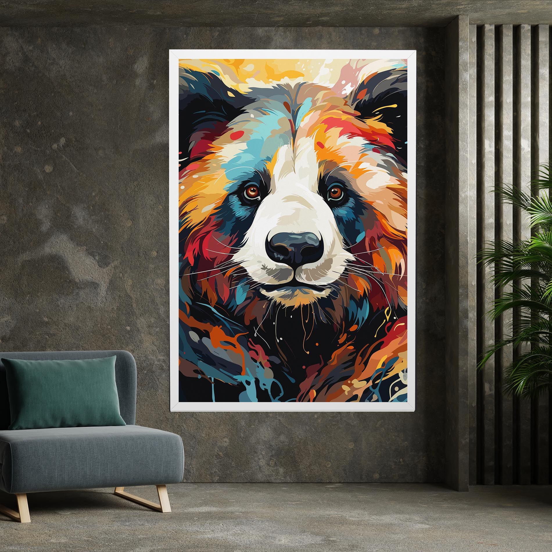 Cream Color Bear mockup 7