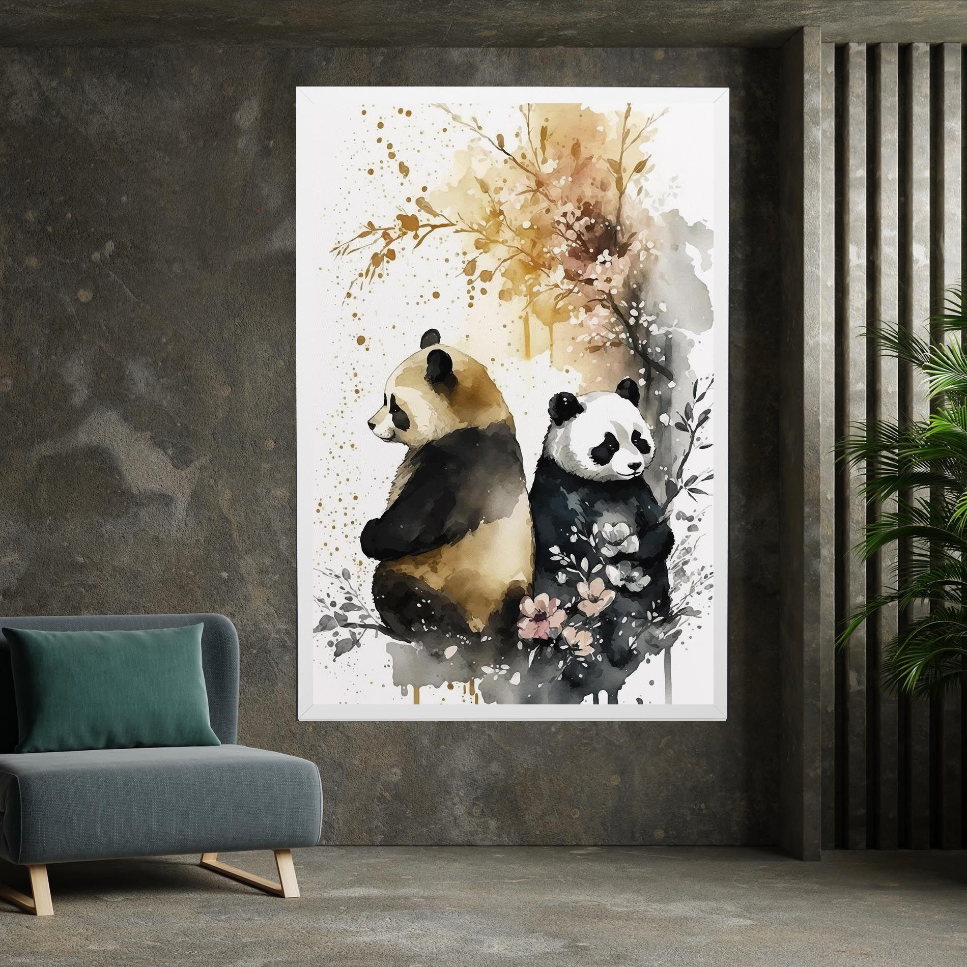 Gold Panda Art mockup 7