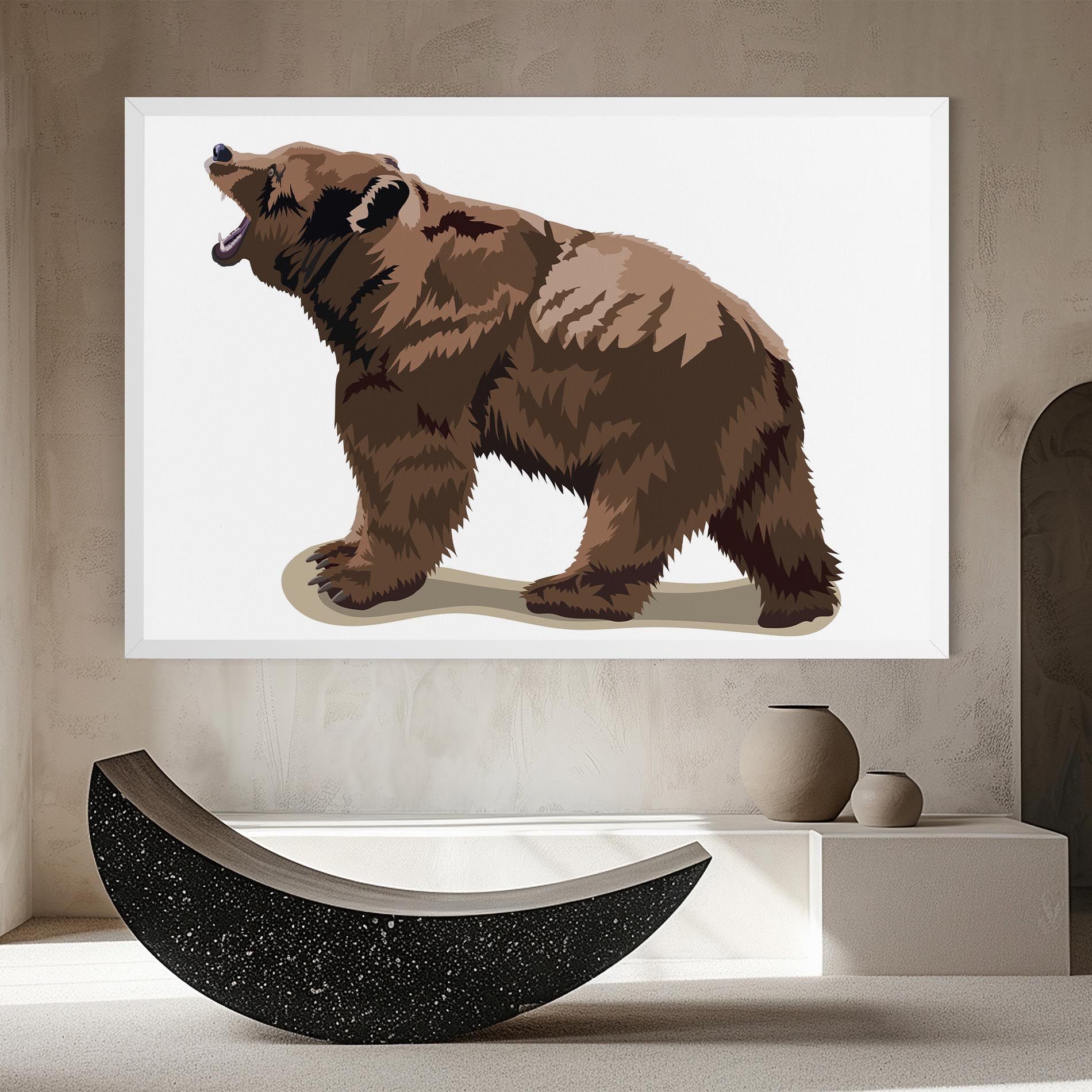Angry Walking Bear mockup 8