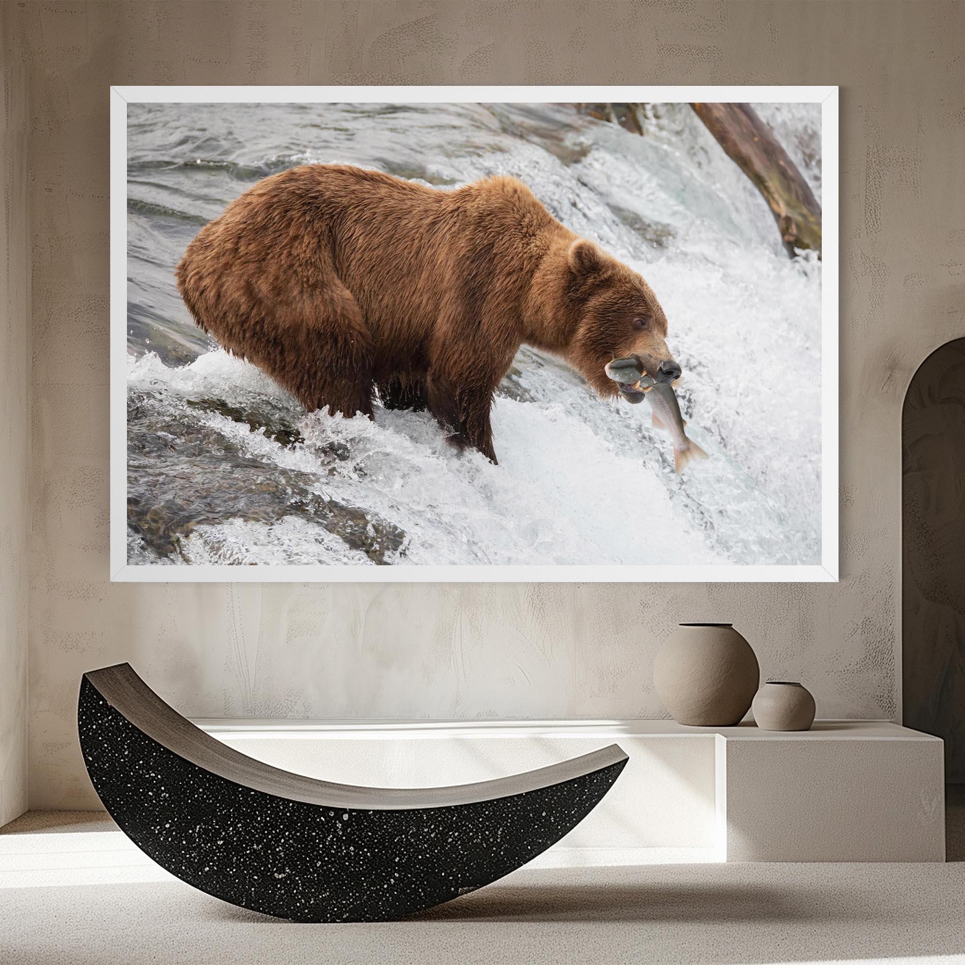 Tablou Canvas Bear Hunting mockup 8
