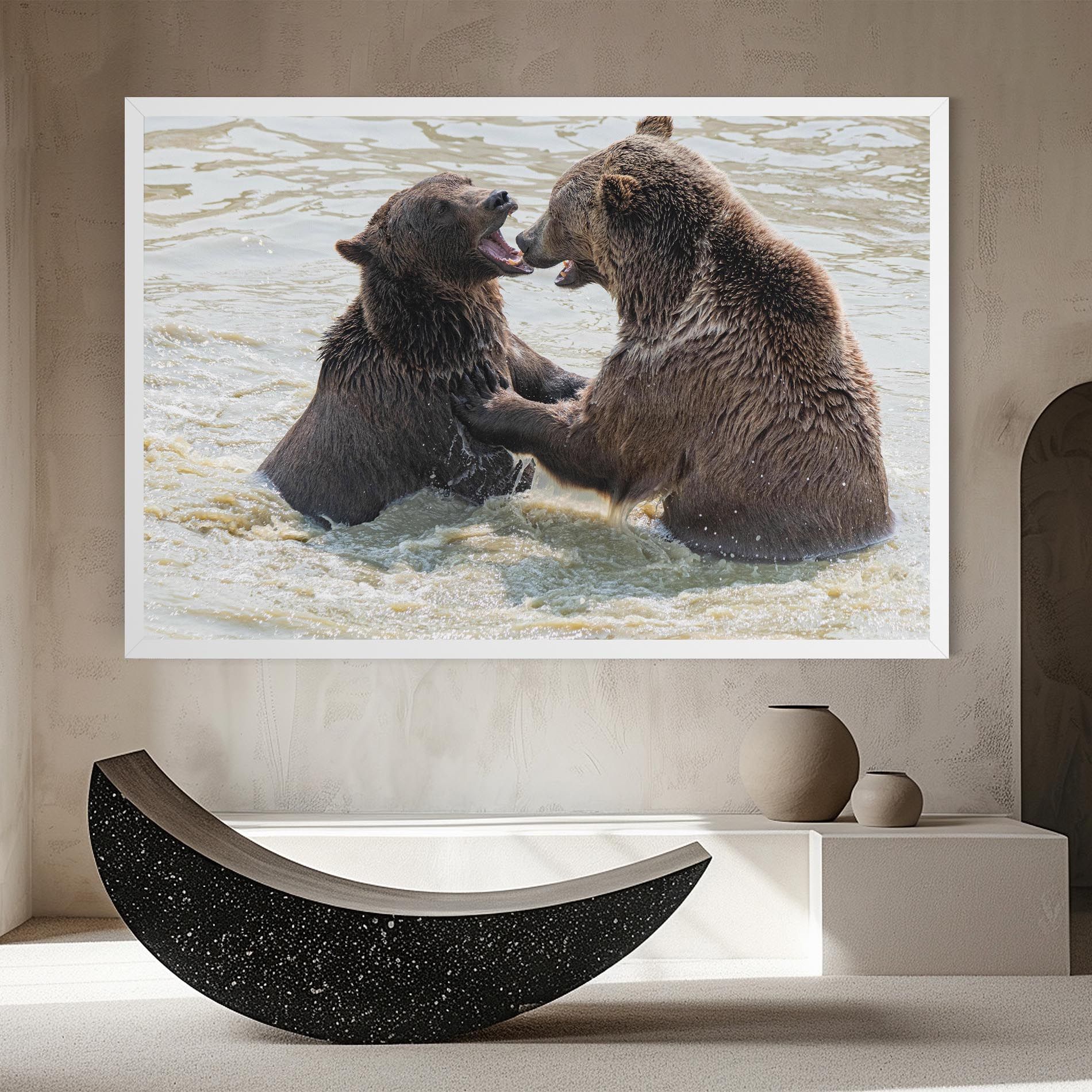 Bears Fighting mockup 8