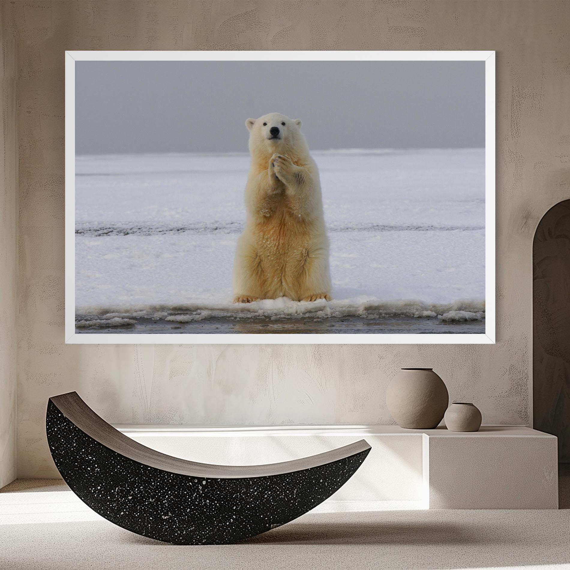 Tablou Canvas Icebear Praying mockup 8